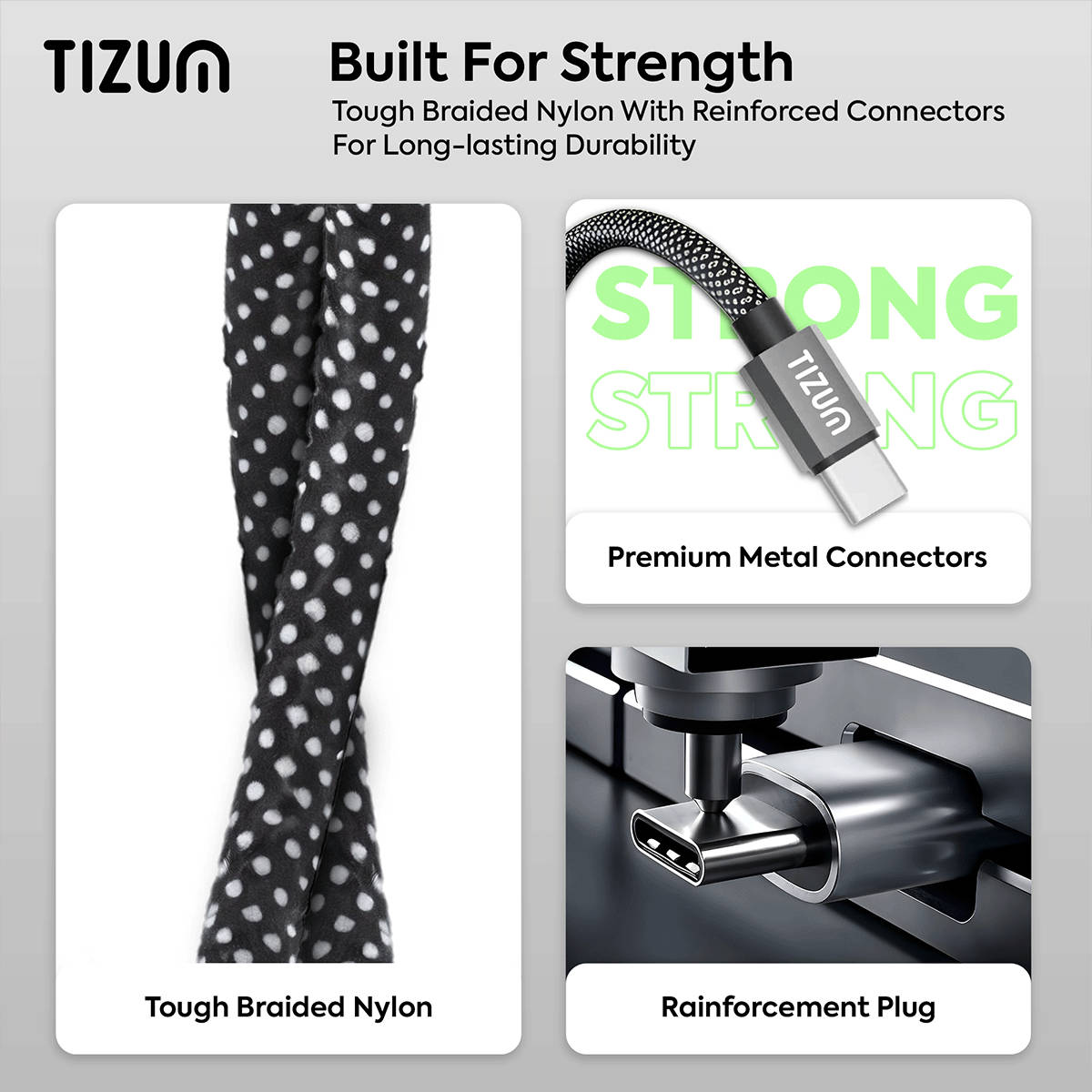 Tizum 60W USB-C to USB-C Magnetic Cable - Image 6