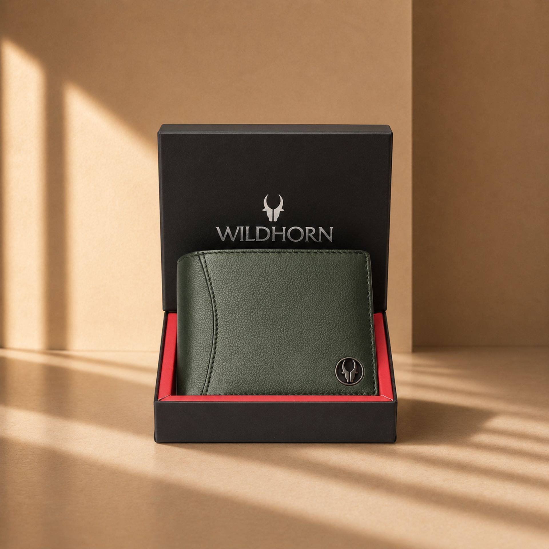 Buy WildHorn Men's Leather Wallet WH1173RL-Green Online (1 Piece