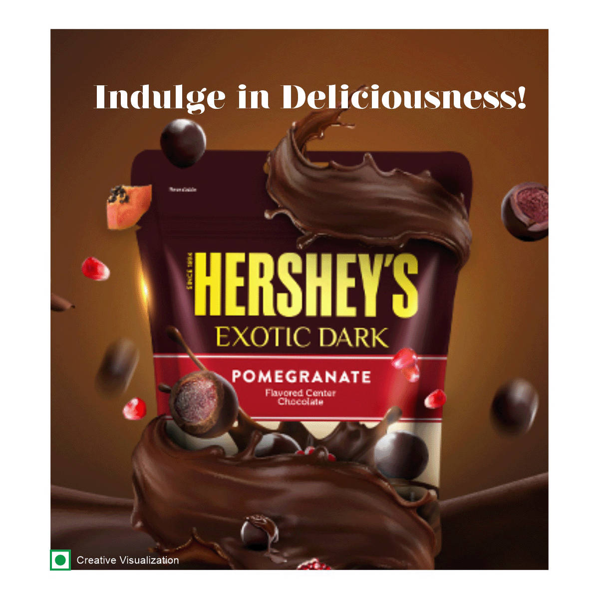 Buy Hershey's Exotic Dark Pomegranate Chocolate Online (89.1 g x 2