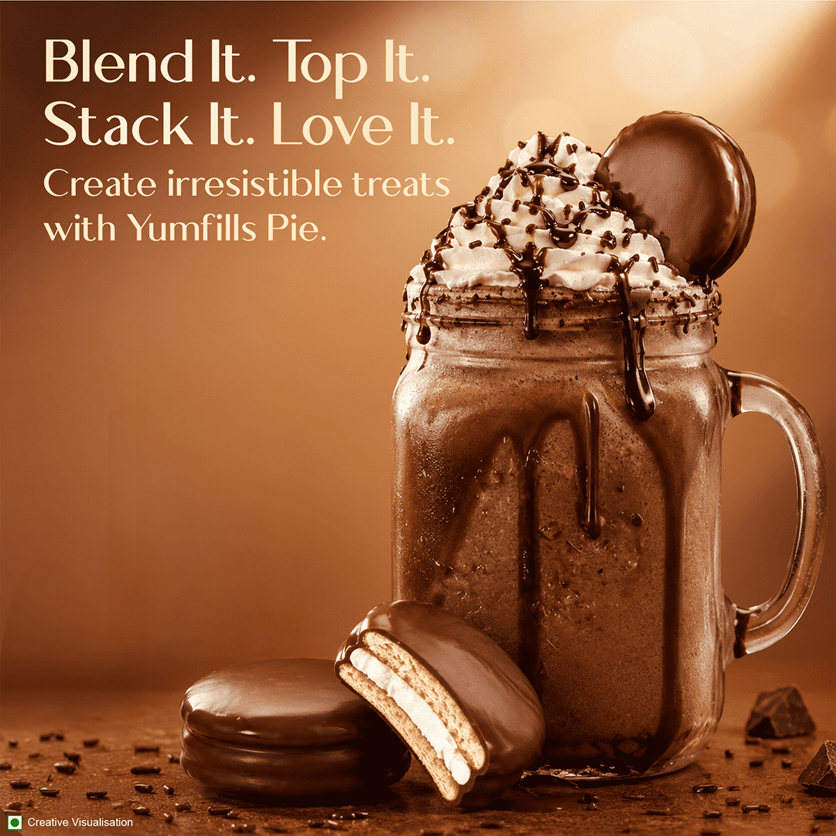 Sunfeast Dark Fantasy Yumfills Chocolate Pie 242g - Image 5