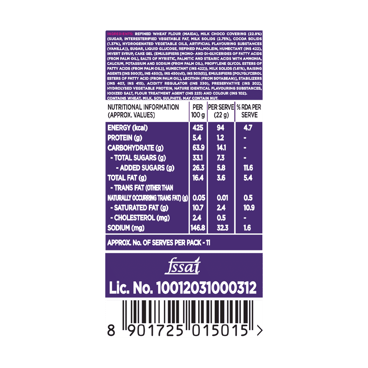Sunfeast Dark Fantasy Yumfills Chocolate Pie 242g - Image 8