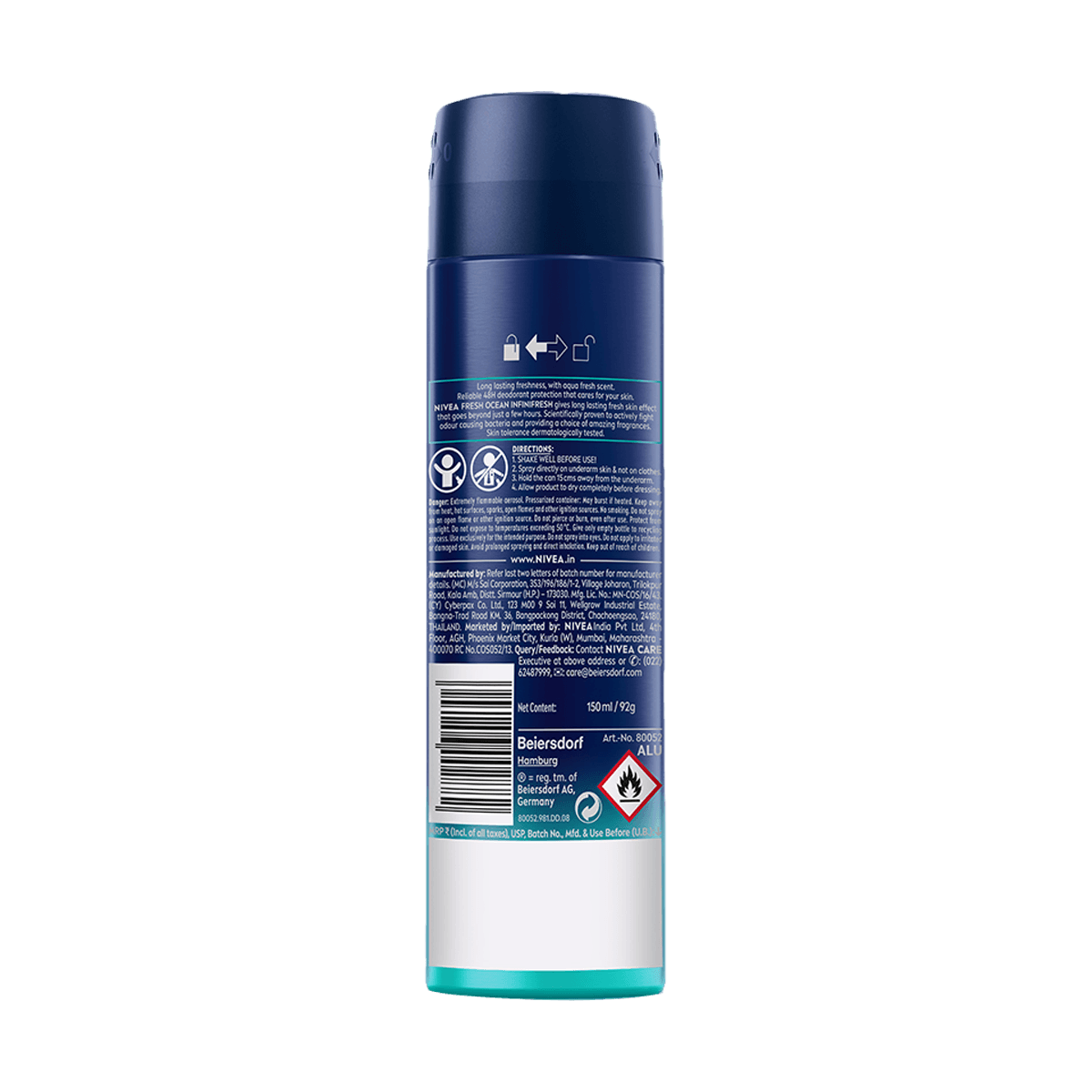 Nivea Men Fresh Ocean Deodorant 150ml - Image 2