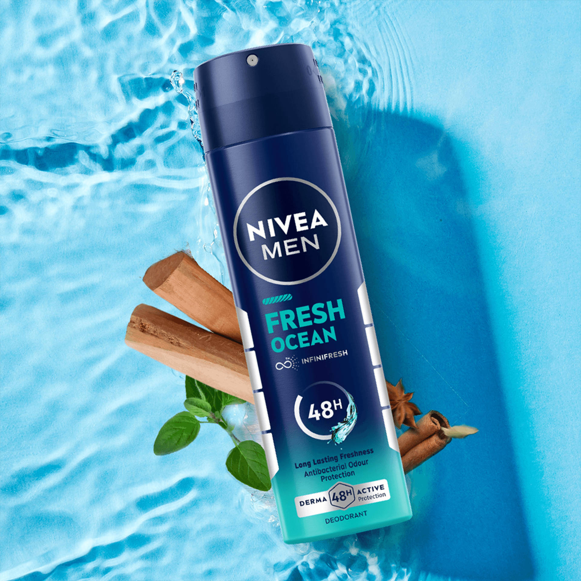Nivea Men Fresh Ocean Deodorant 150ml - Image 1