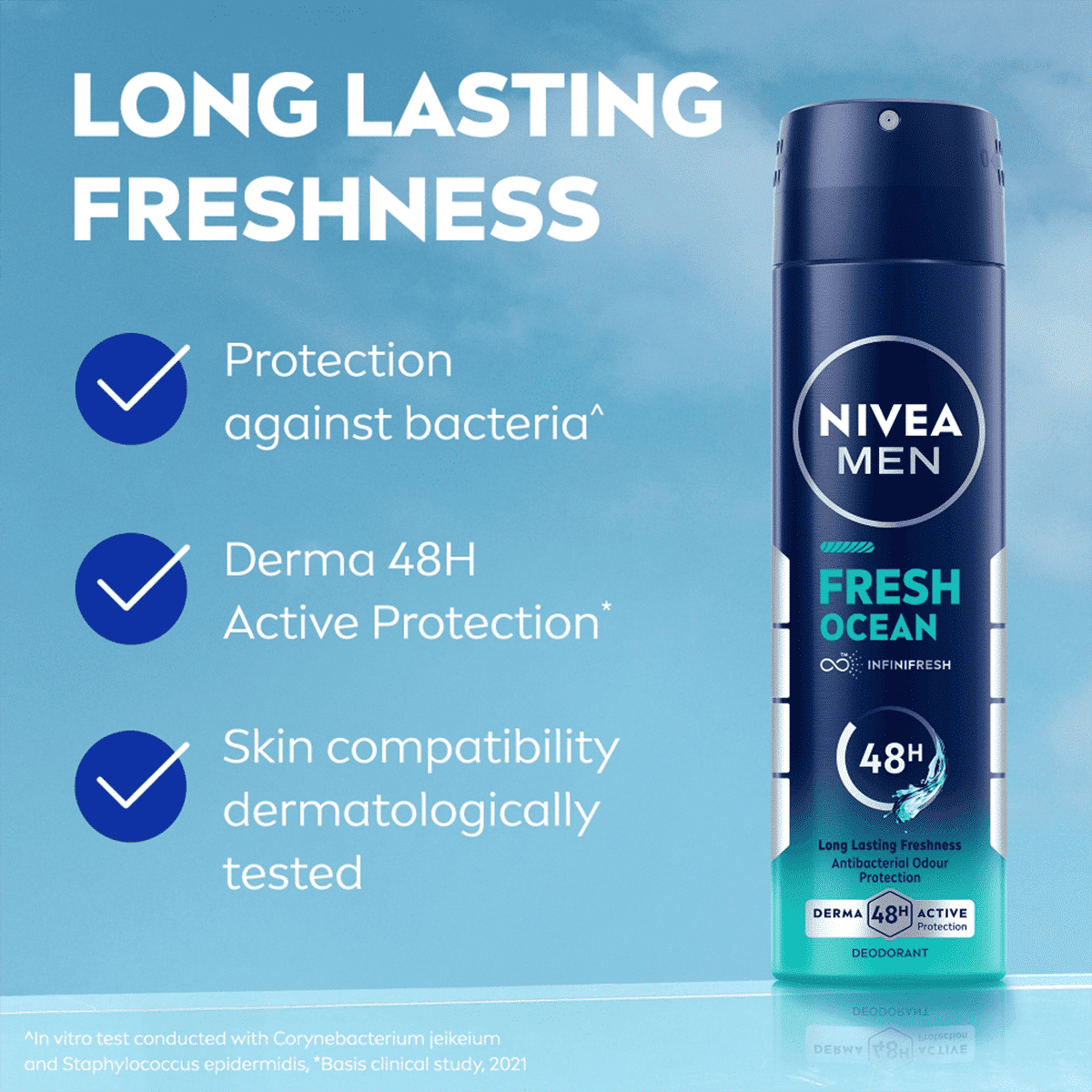 Nivea Men Fresh Ocean Deodorant 150ml - Image 5