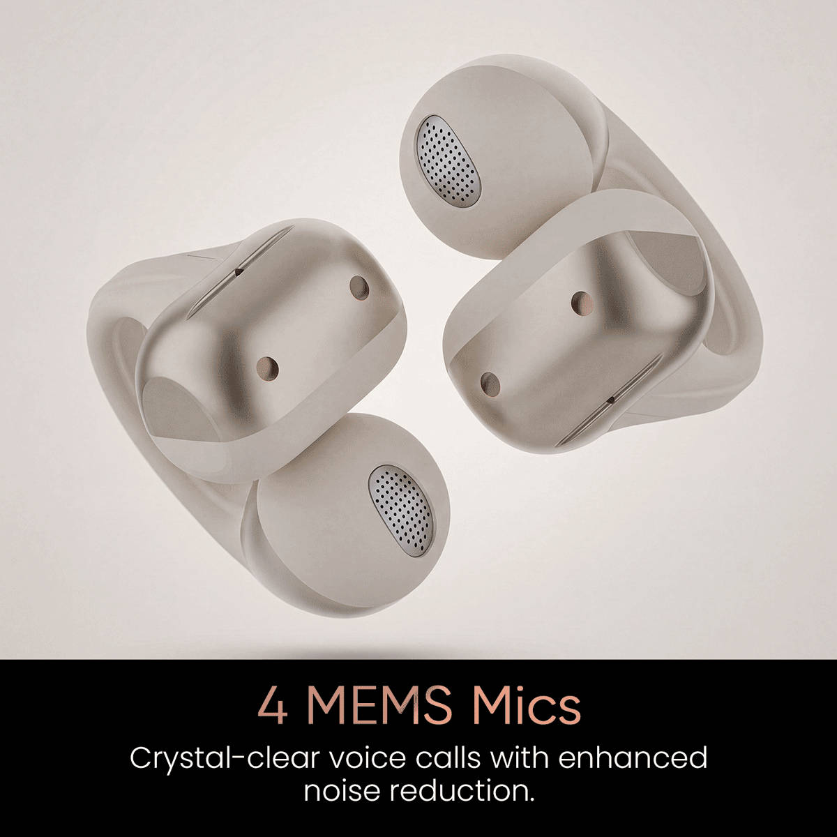 Hammer Aura Air OWS Open-Ear Wireless Earbuds, Champagne Gold - Image 7