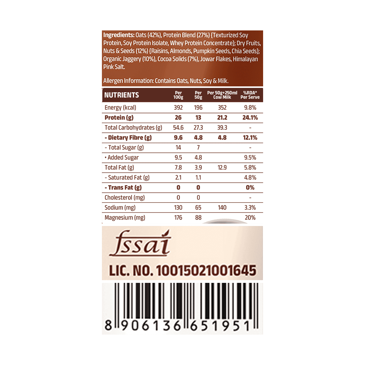 Pintola High Protein Oats 400g - Image 8