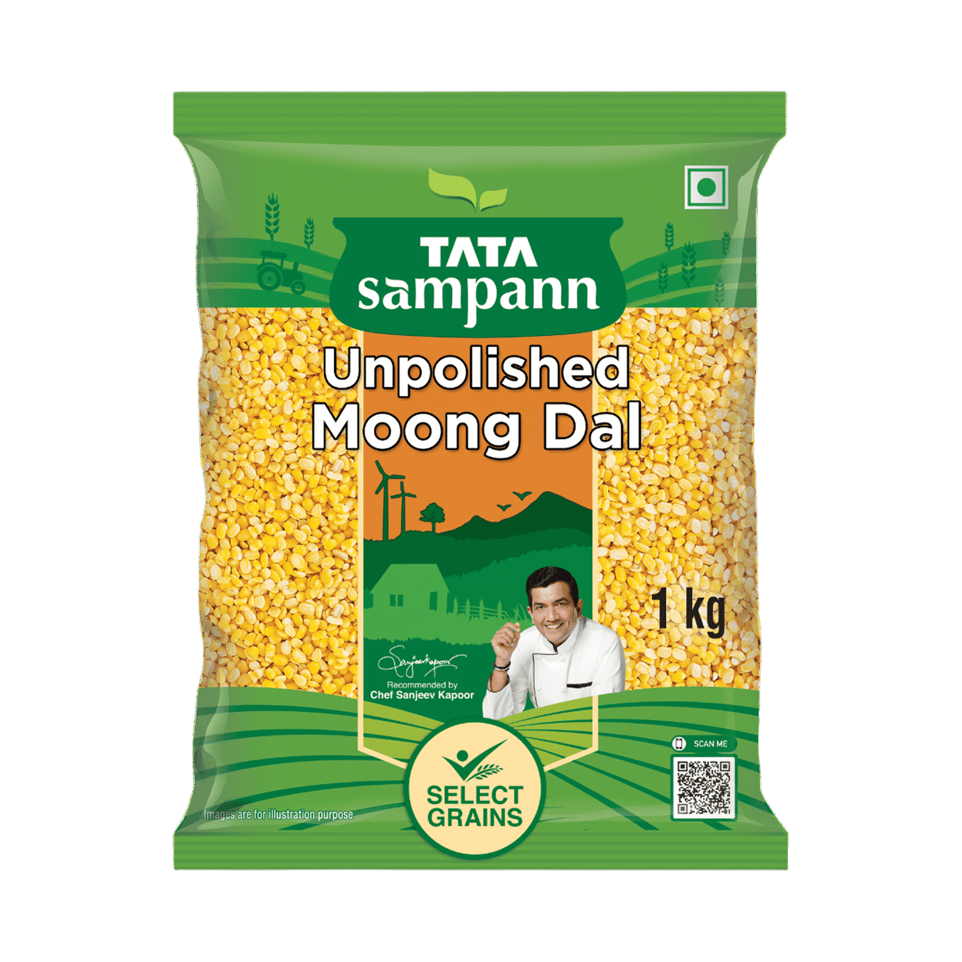 TATA Sampann Unpolished Moong Dal 1 kg
