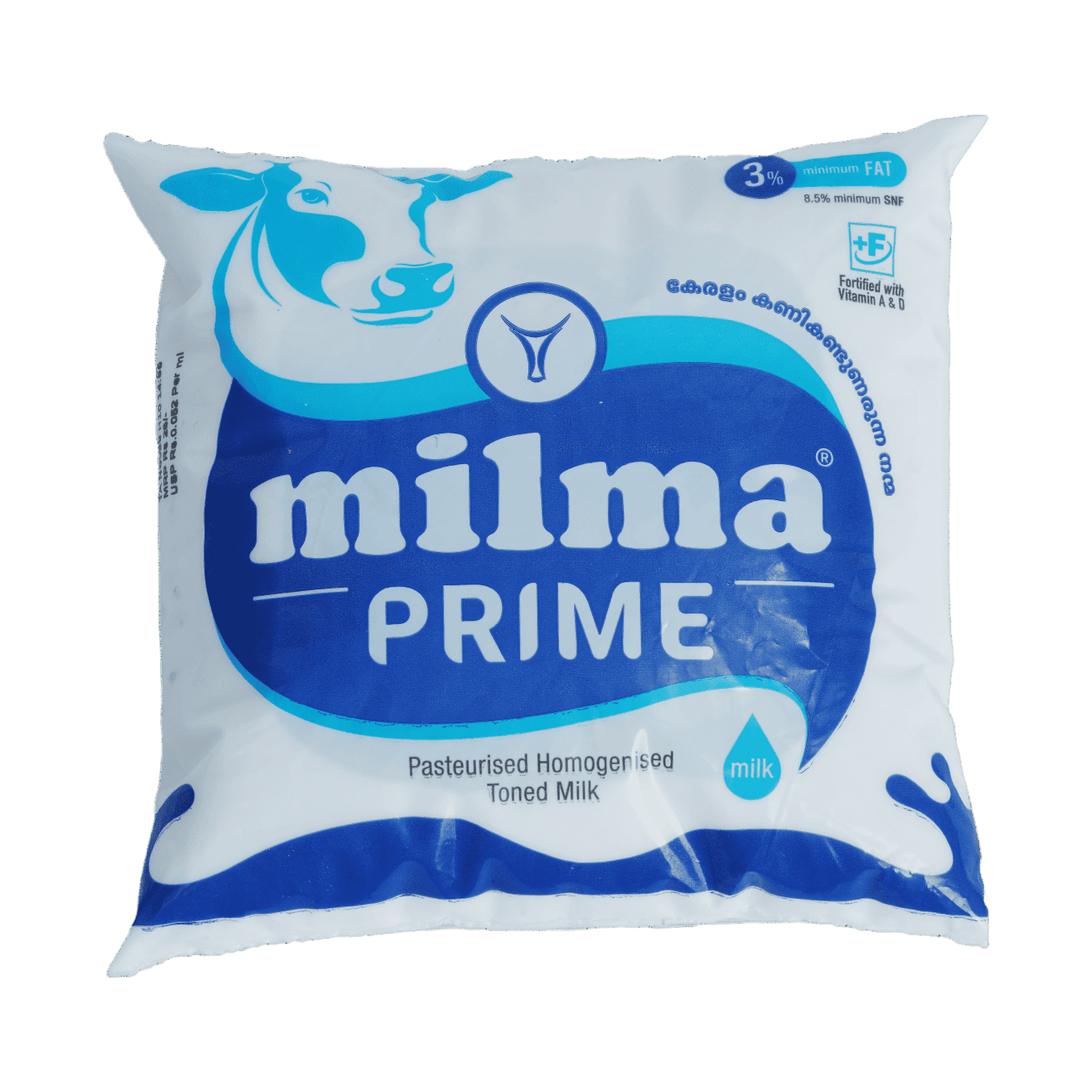 Buy Milma Prime Pasteurized Homogenized Toned Milk Online (500 ml
