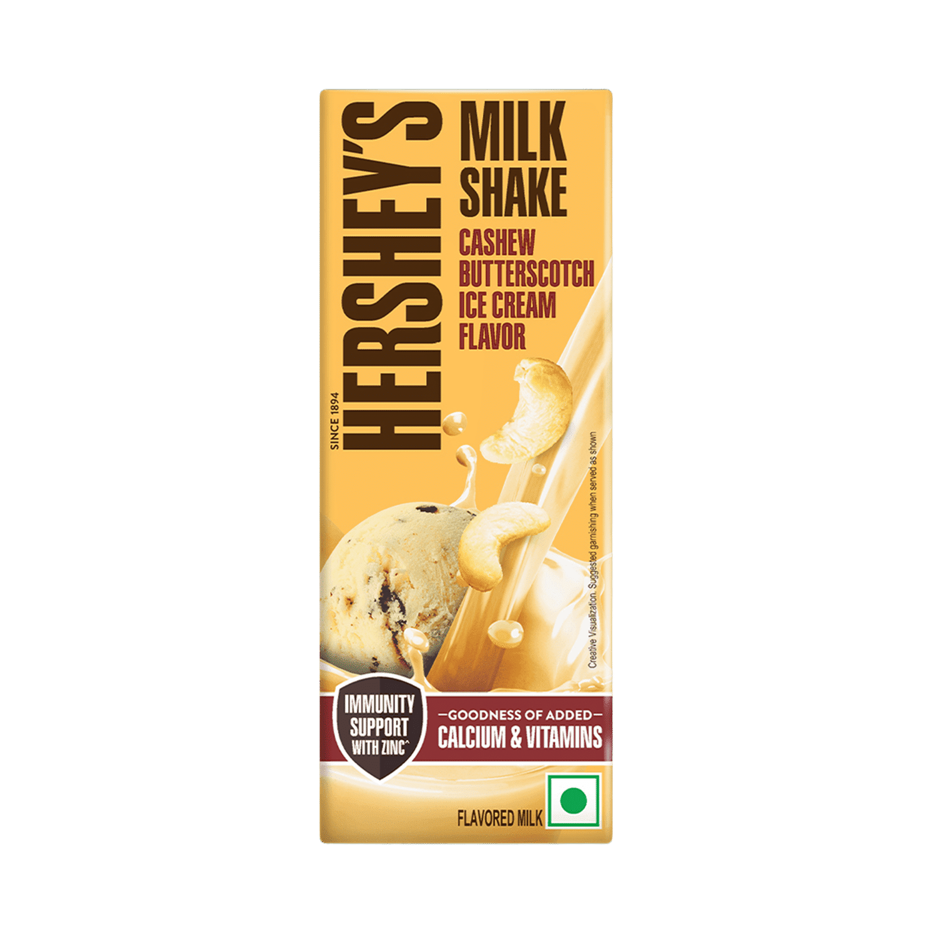 Buy Hershey's Milkshake Cashew Butterscotch Ice Cream Online (180