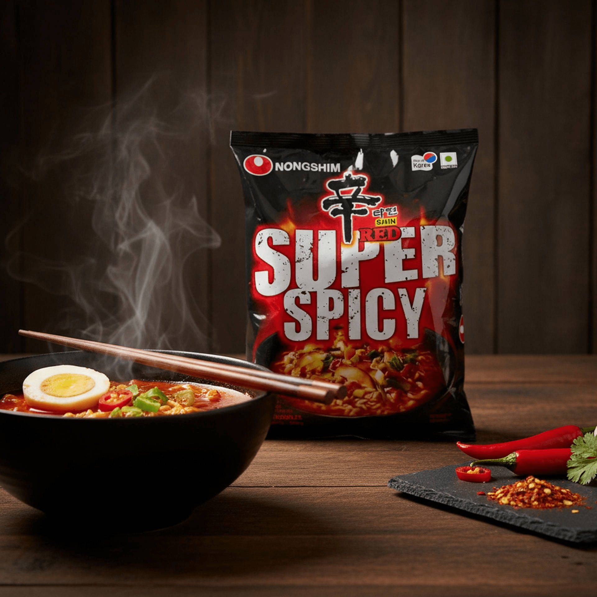 Nongshim Shin Red Super Spicy Noodles 120g