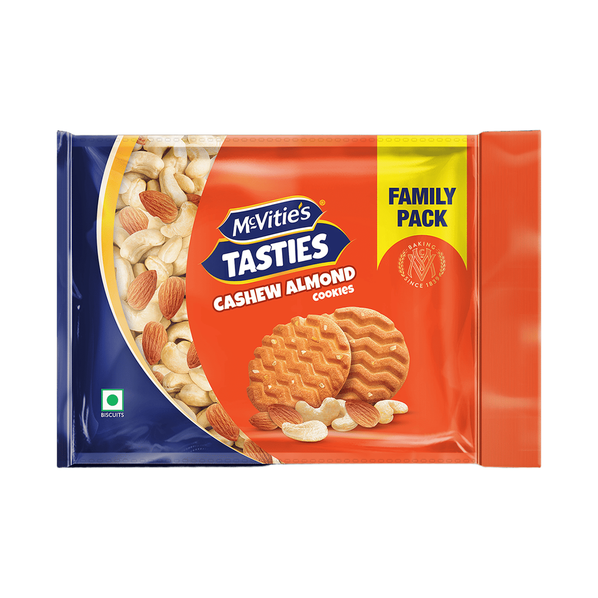 McVitie's Tasties Cashew Almond Biscuits 560g - Image 1