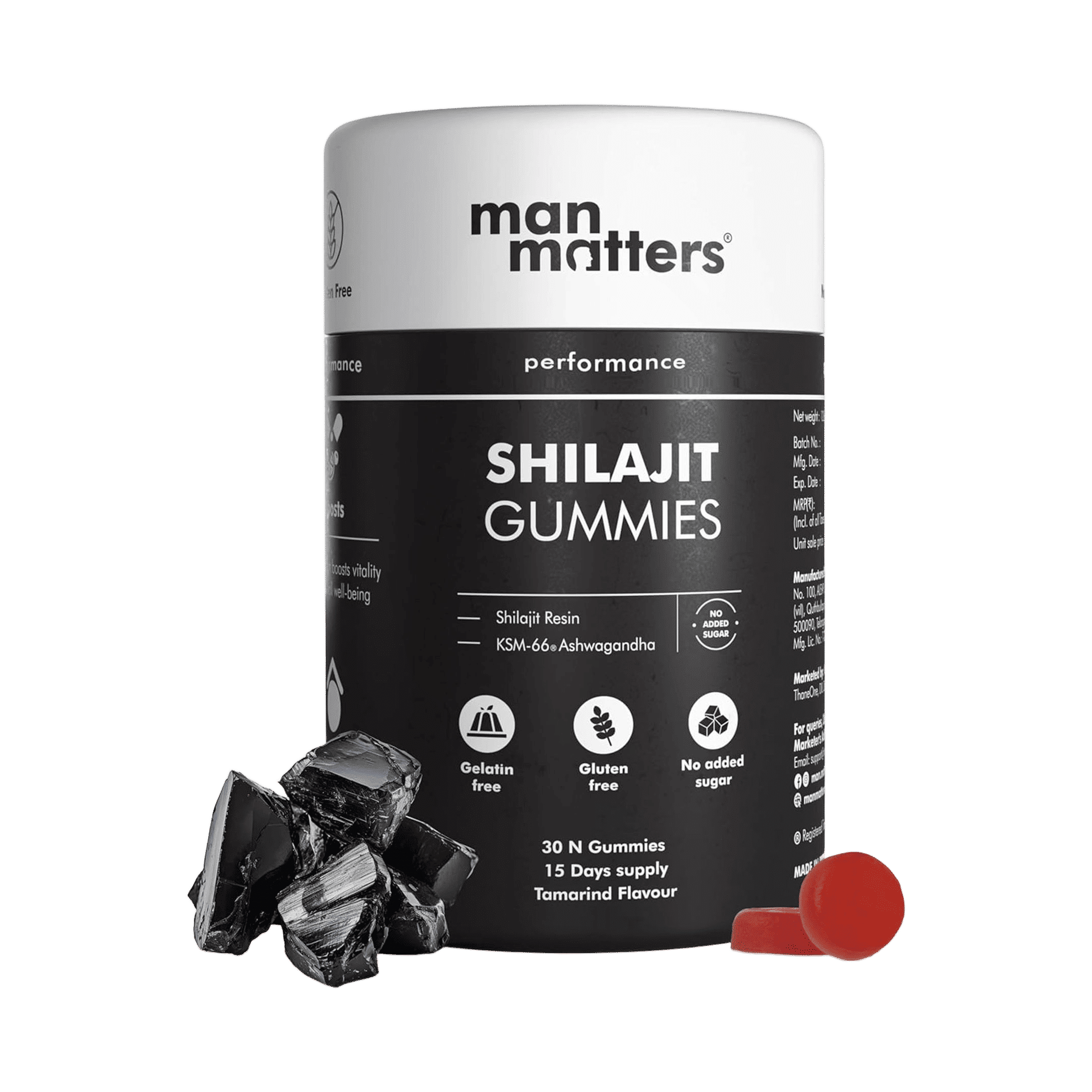 Buy Man Matters Shilajit Gummies Online (120 g) At Best Price