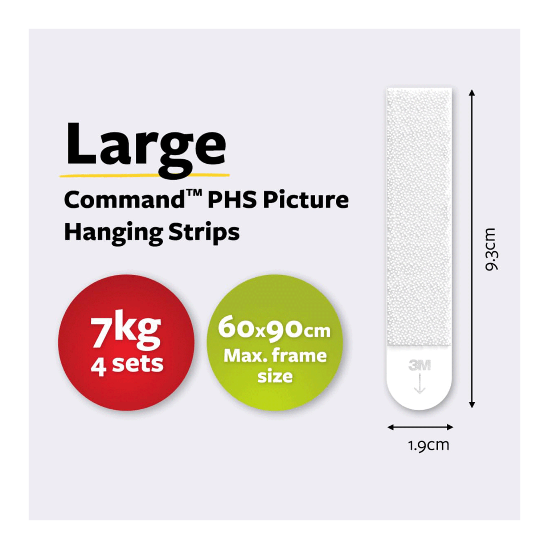 Command 3M Photo Frame Hook (Large, 4 Pairs, 7Kg) - Image 3