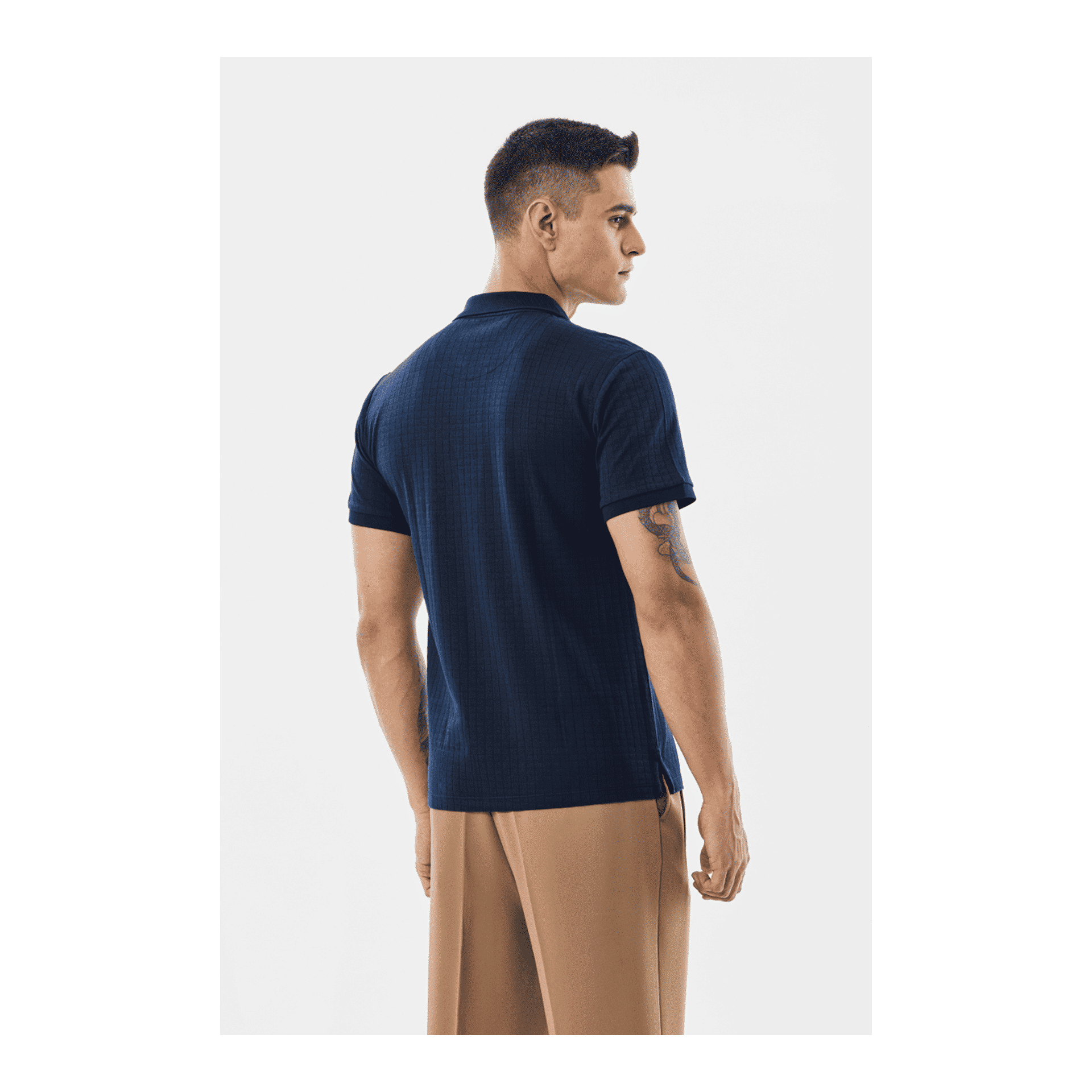 Buy Snitch Mens Regular Fit Cotton Zipper Polo T -Shirt - XL