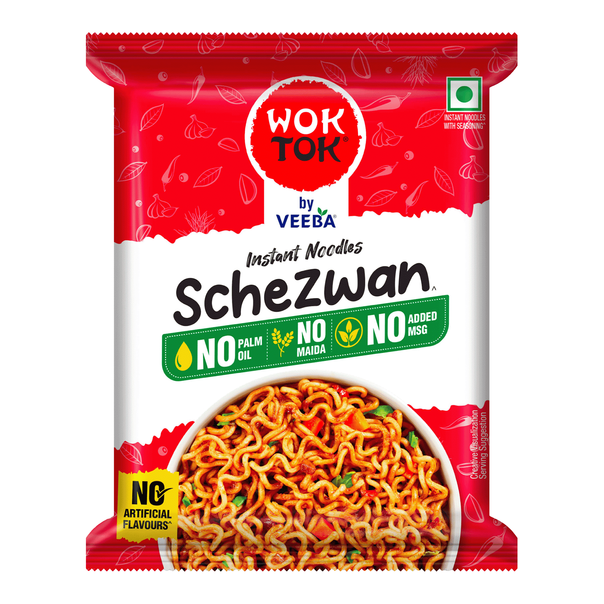 tokky⭐︎ Buy Wok Tok By Veeba Schezwan Instant Noodles Online (66 g) At