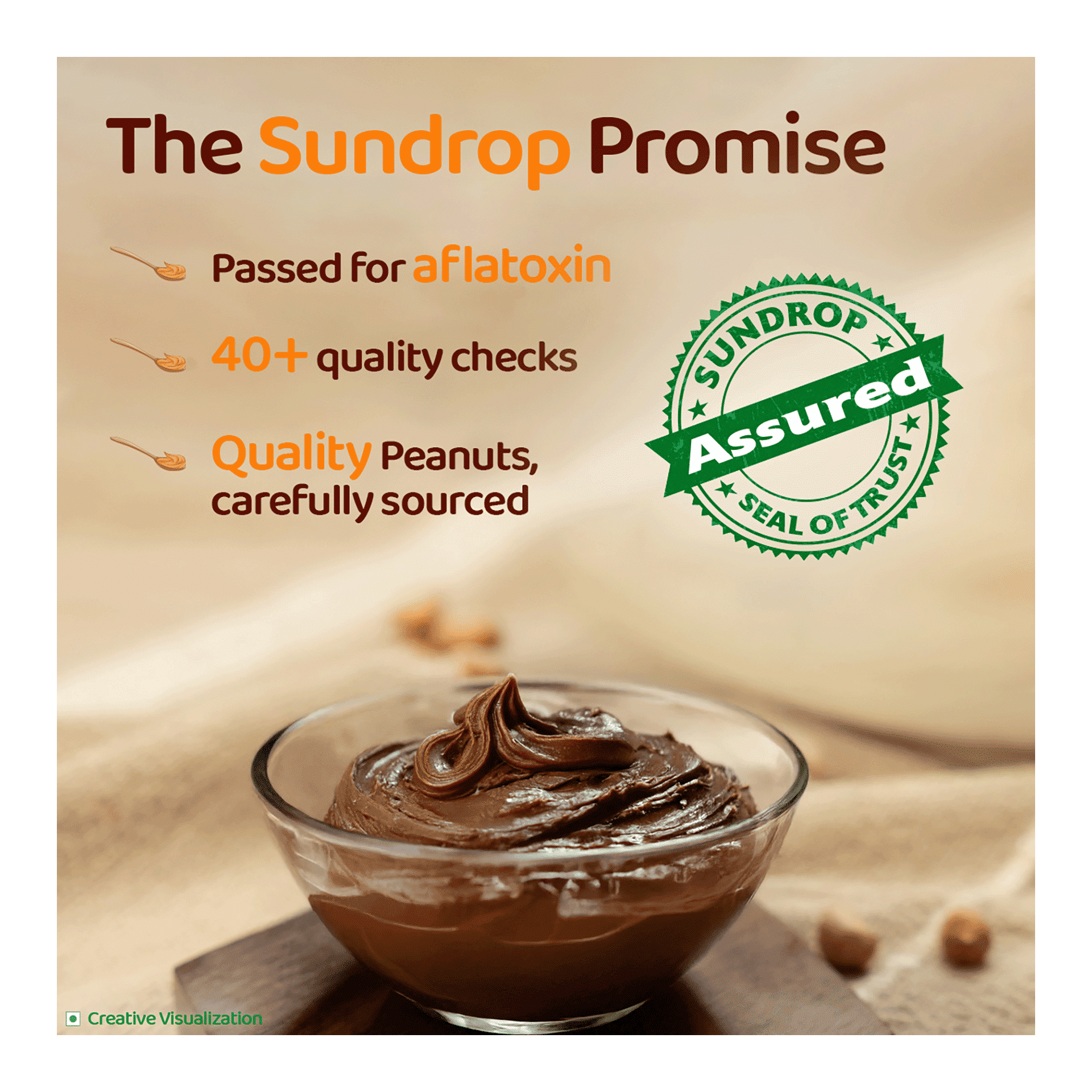 Sundrop Peanut Butter Chocolate Crunchy 924g - Image 4