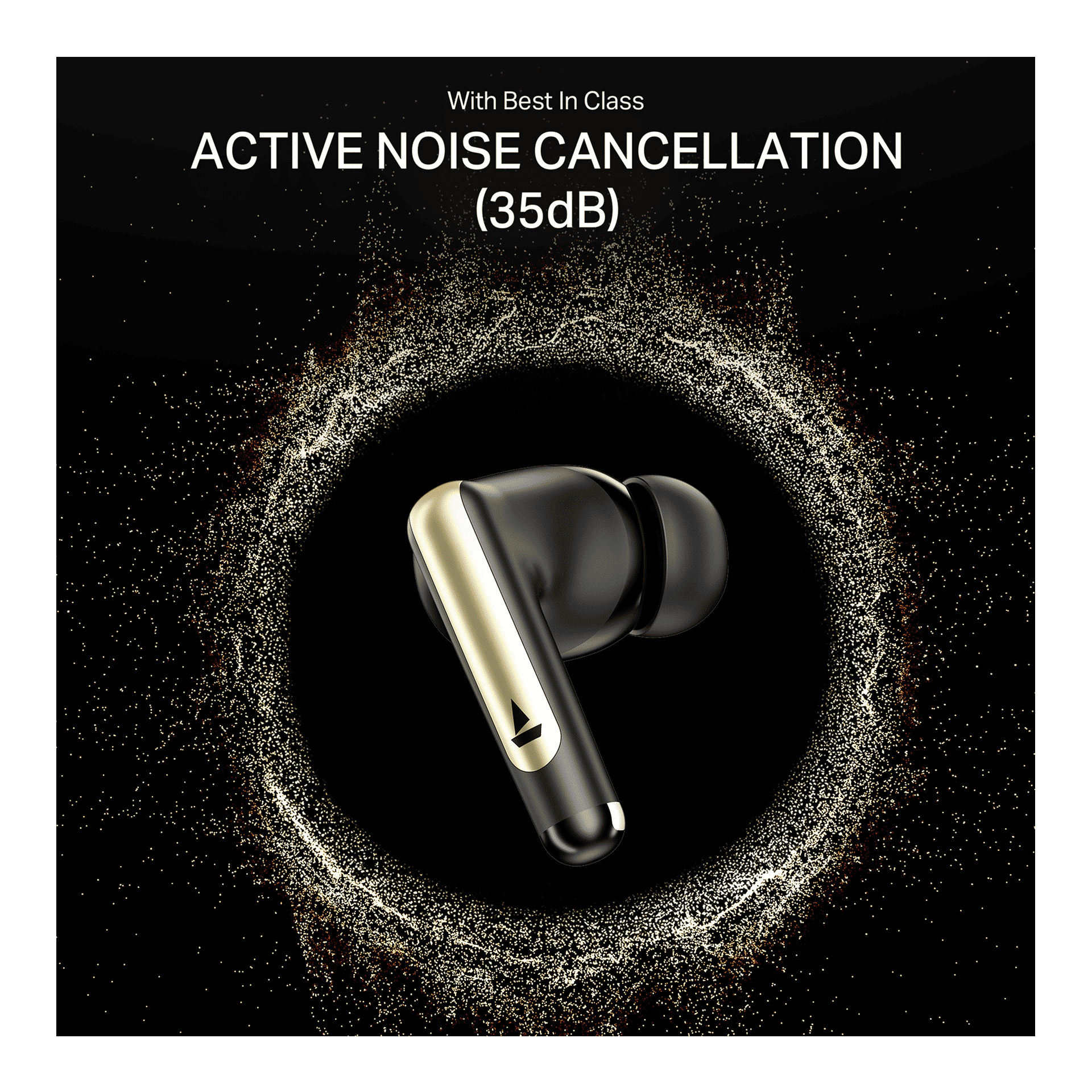boAt Airdopes 141 Elite ANC TWS Earbuds Black - Image 3