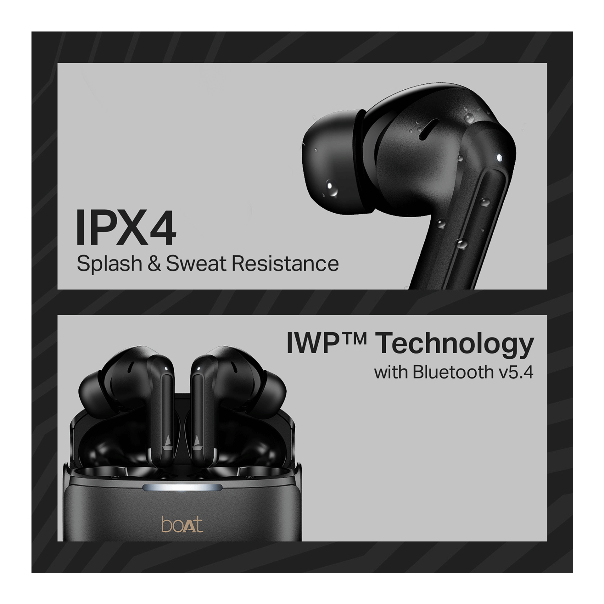 boAt Airdopes 219 TWS Earbuds Carbon Black - Image 7