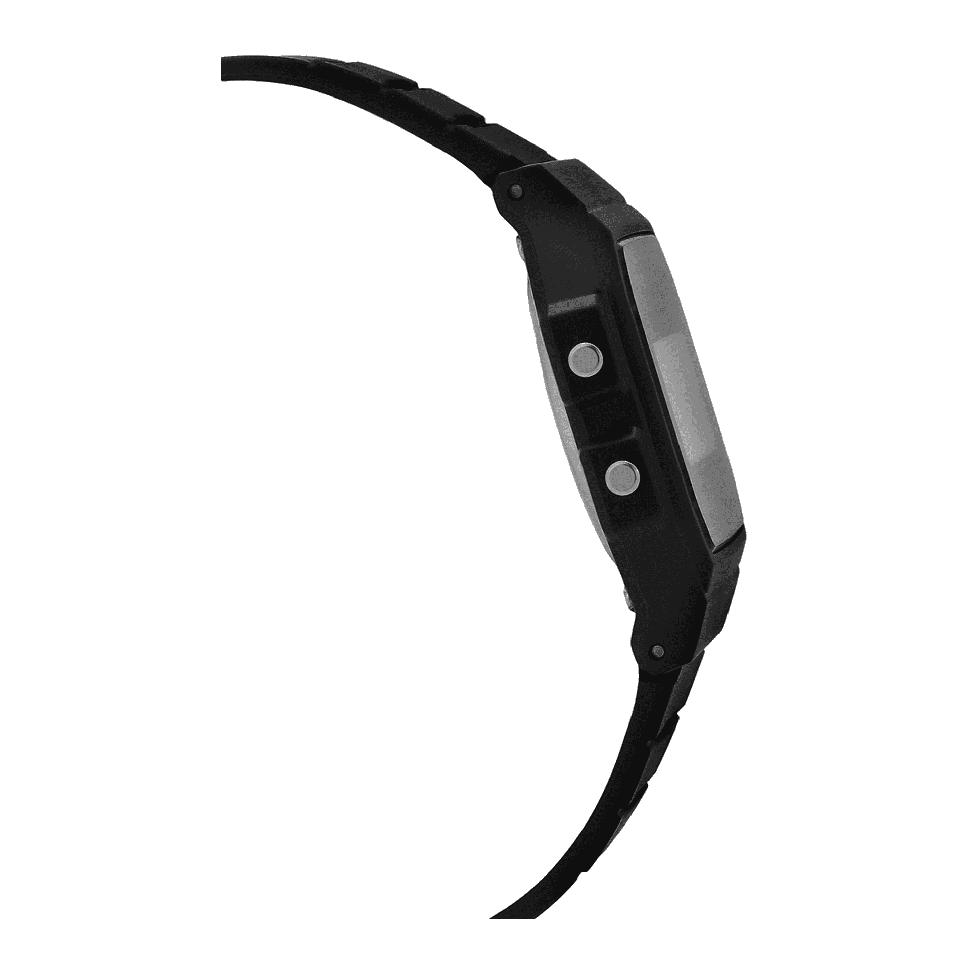 Casio Resin Unisex Digital Watch - Dark Black - Image 5