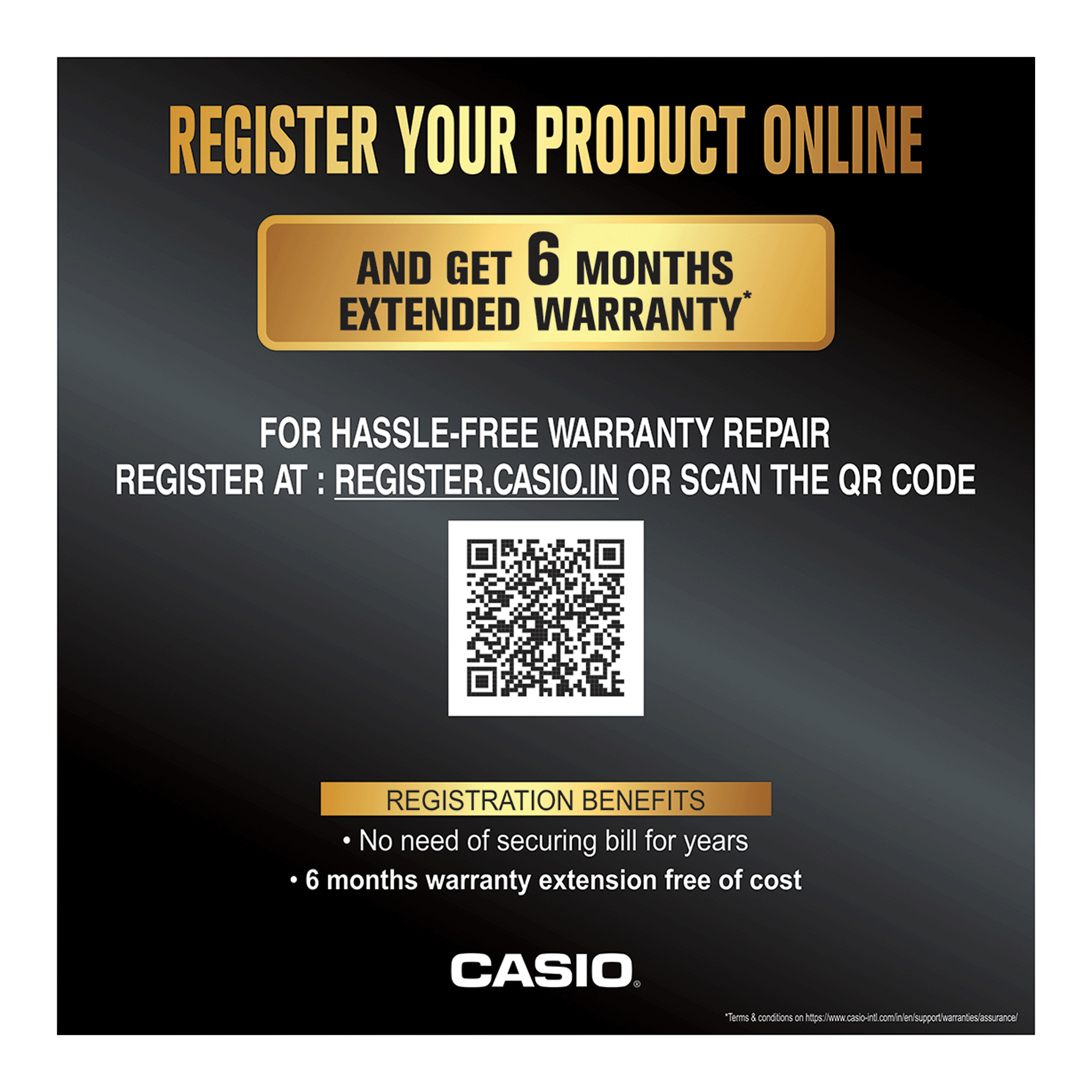 Casio Resin Unisex Digital Watch - Dark Black - Image 9