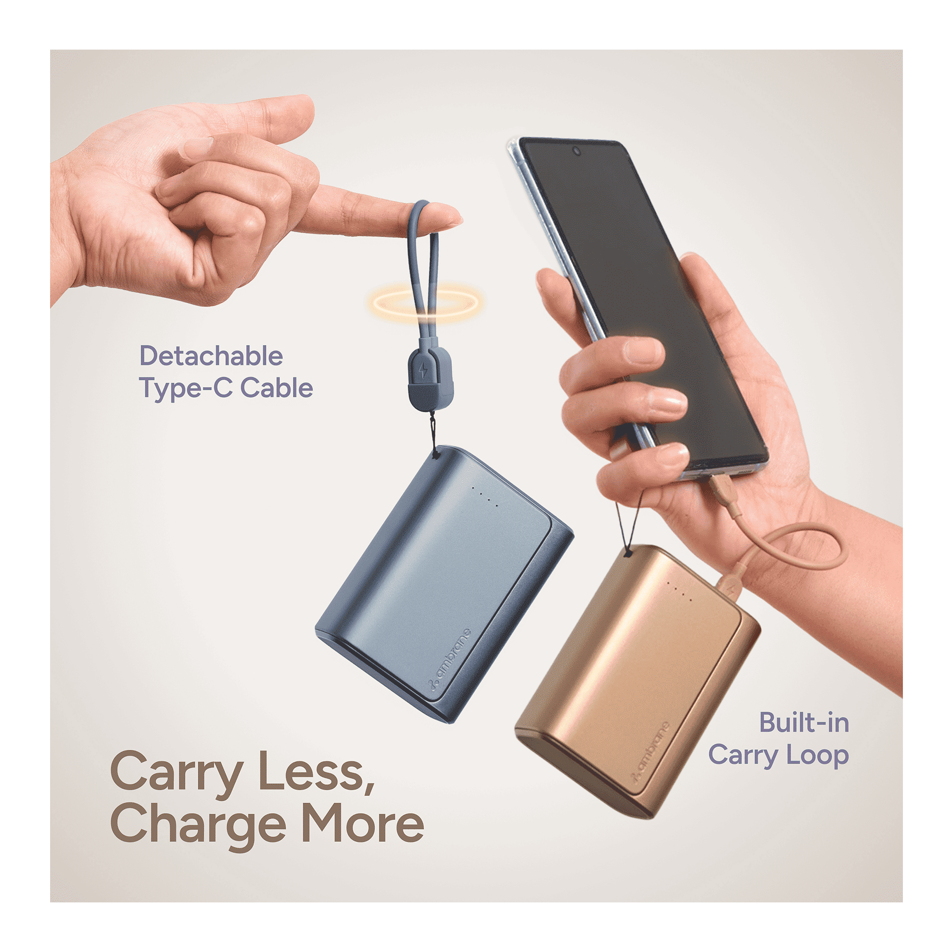 Ambrane PowerMini 20 20000mAh Power Bank 35W Fast Charging Black - Image 5