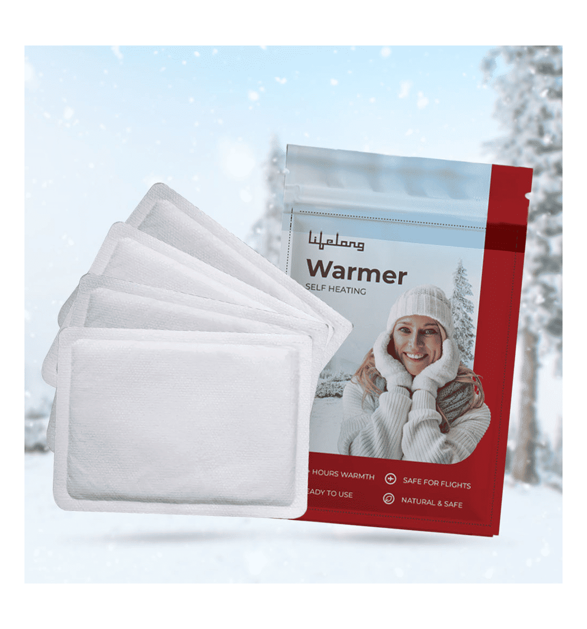 Lifelong Hand Warmers|Heat Packs for Men, Women| Camping (Pack of 4)