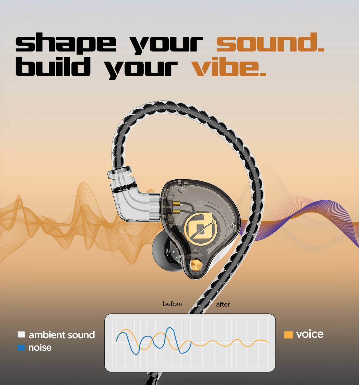 Dubstep Squad Pro In Ear-Monitor with Mic - Image 4