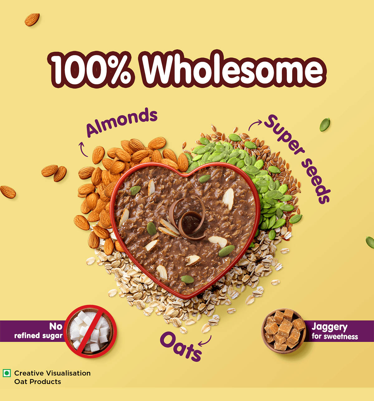 Saffola Hi-Protein Oats 25g with Almonds, Raisins, Super Seeds - Image 7