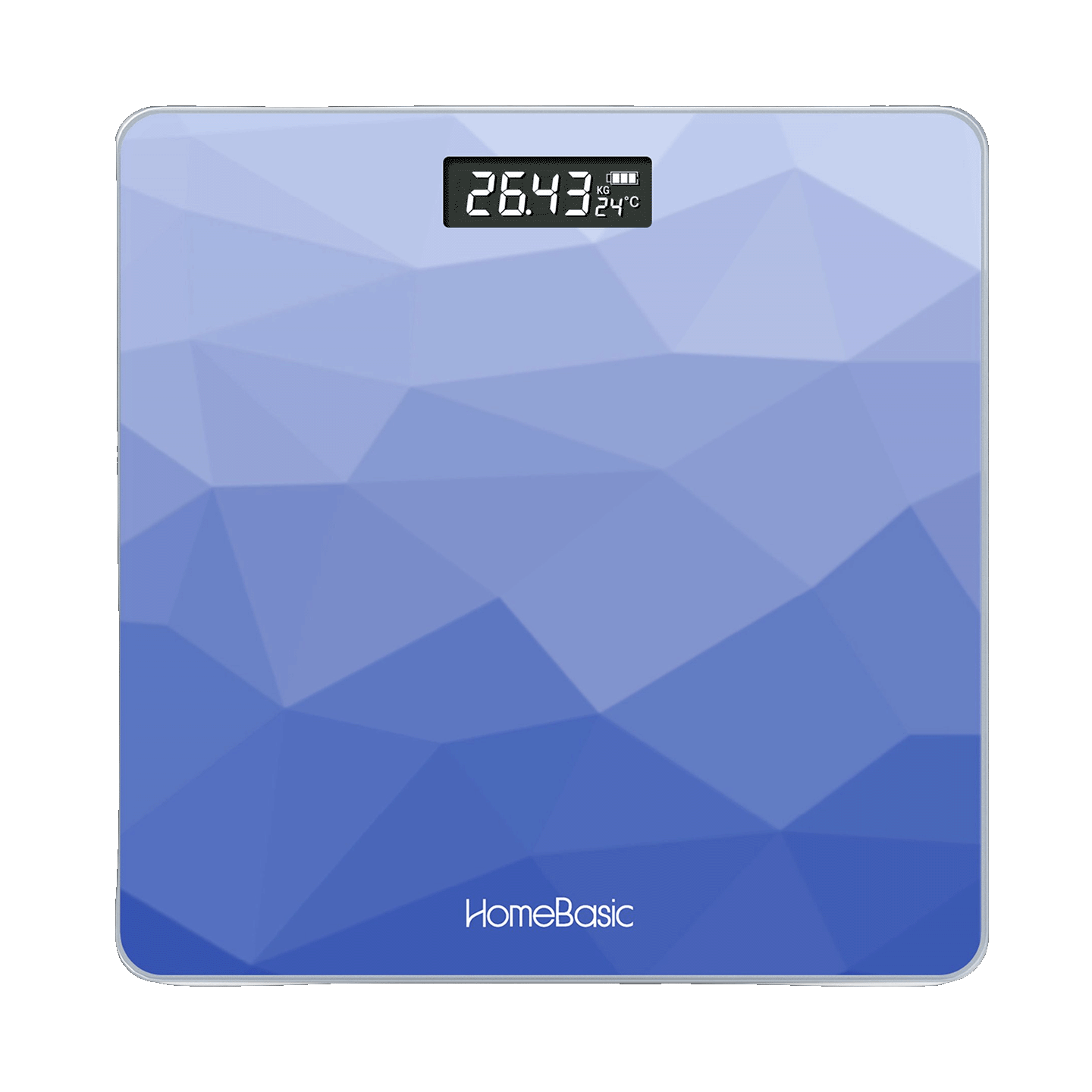 HomeBasic Digital Body Weight Scale - Temperature Crystal - Image 1