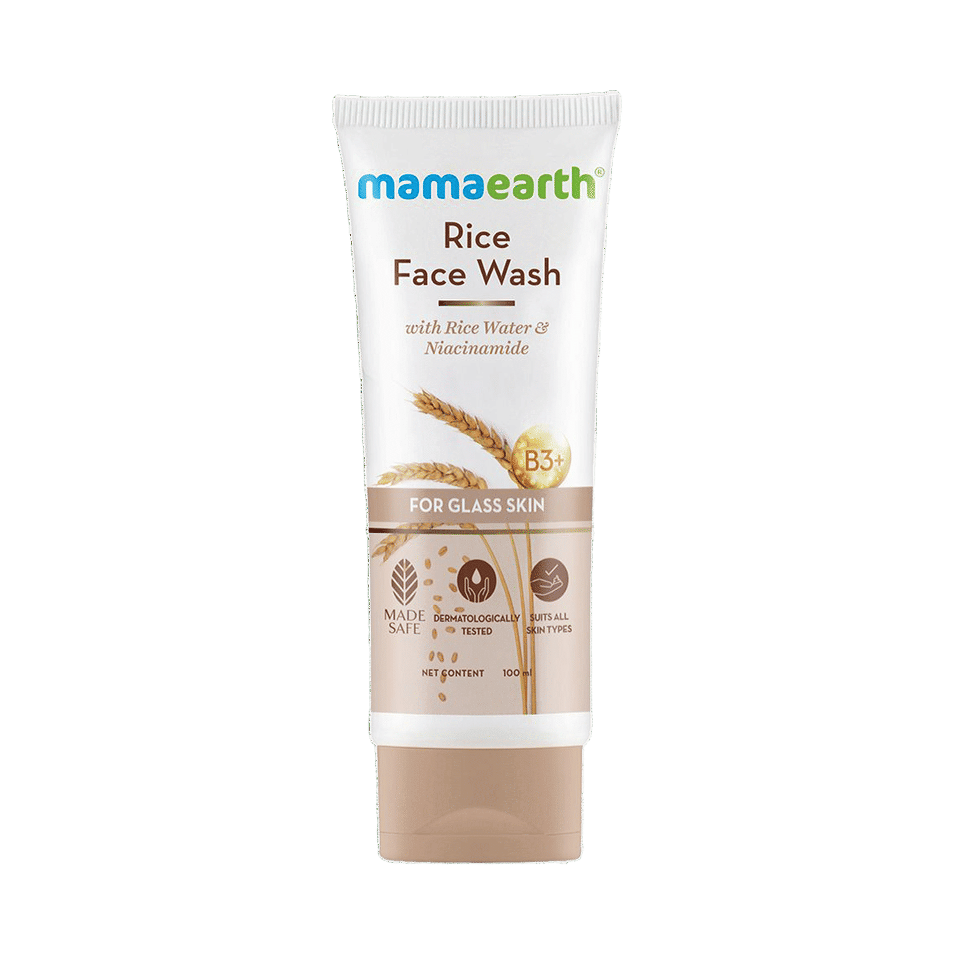 Mamaearth Rice Face Wash 28.35g - Image 1