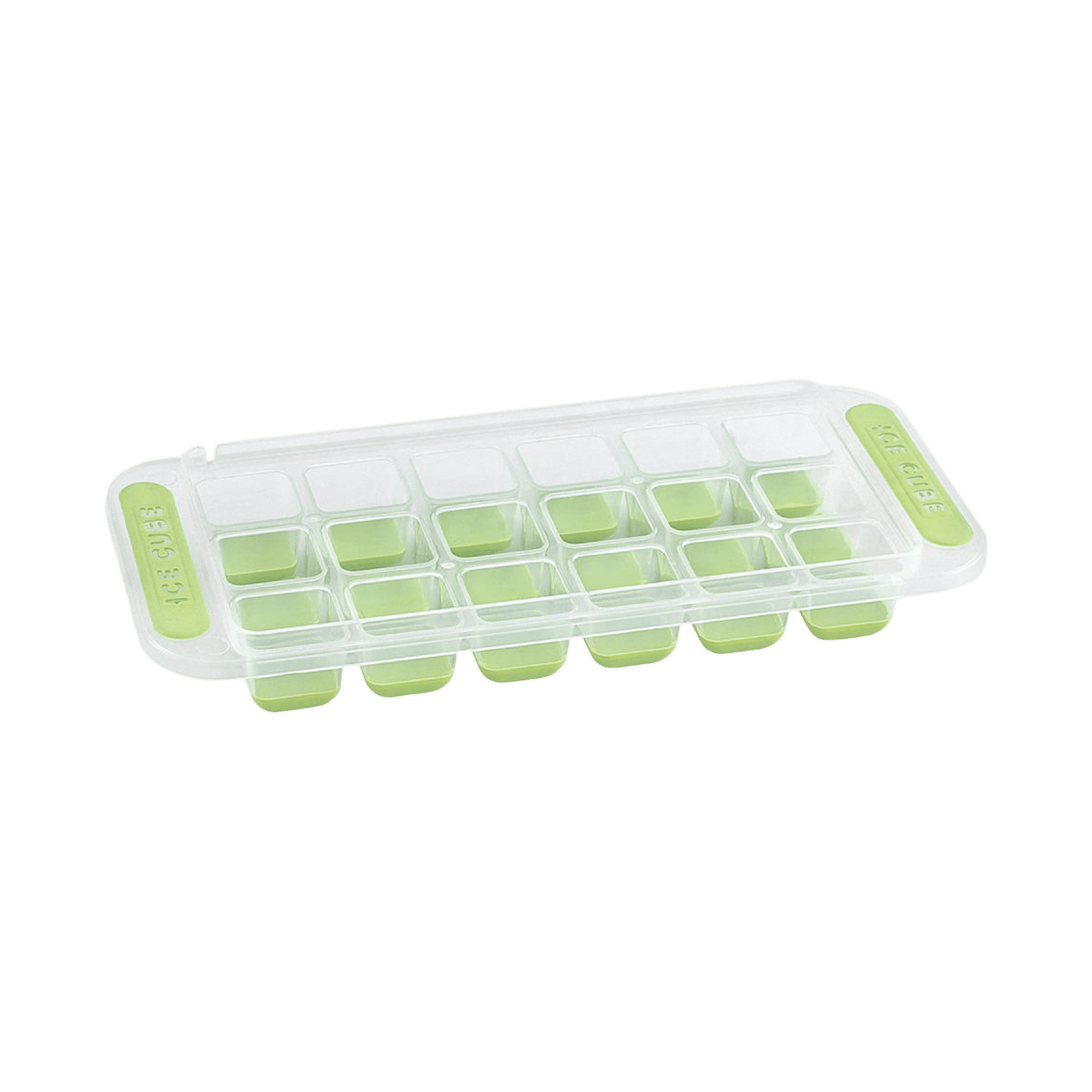 Lifelong Silicone Base Ice Trays for Freezer, Rectangle Shape Pop Up Easy Release