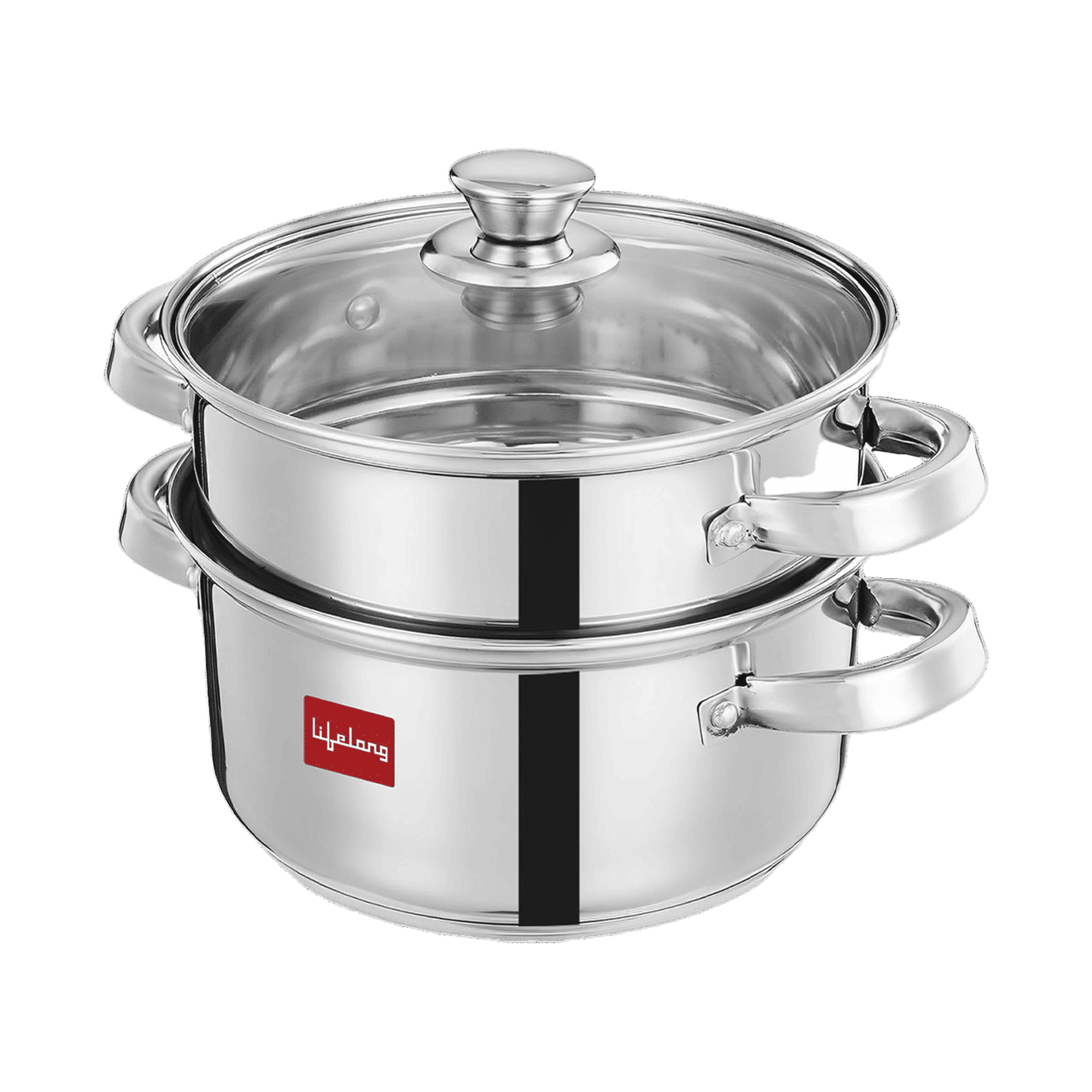 Buy Lifelong 2-Tier Steamer/Momo/Modak Maker (20cm, Induction