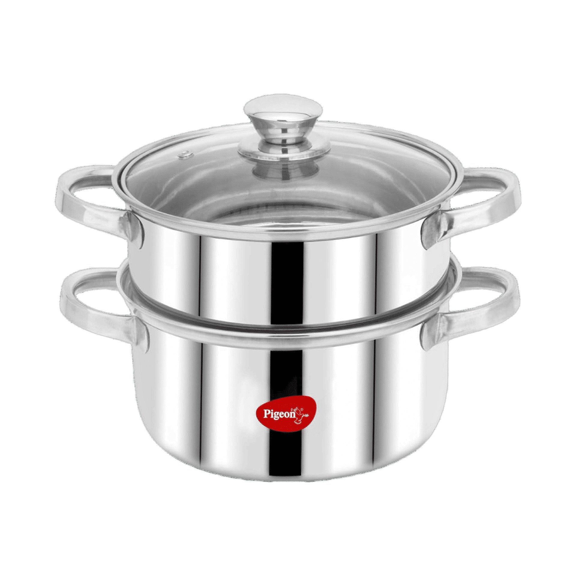 Pigeon Stainless Steel X Steamer 4.6L Silver - Image 1