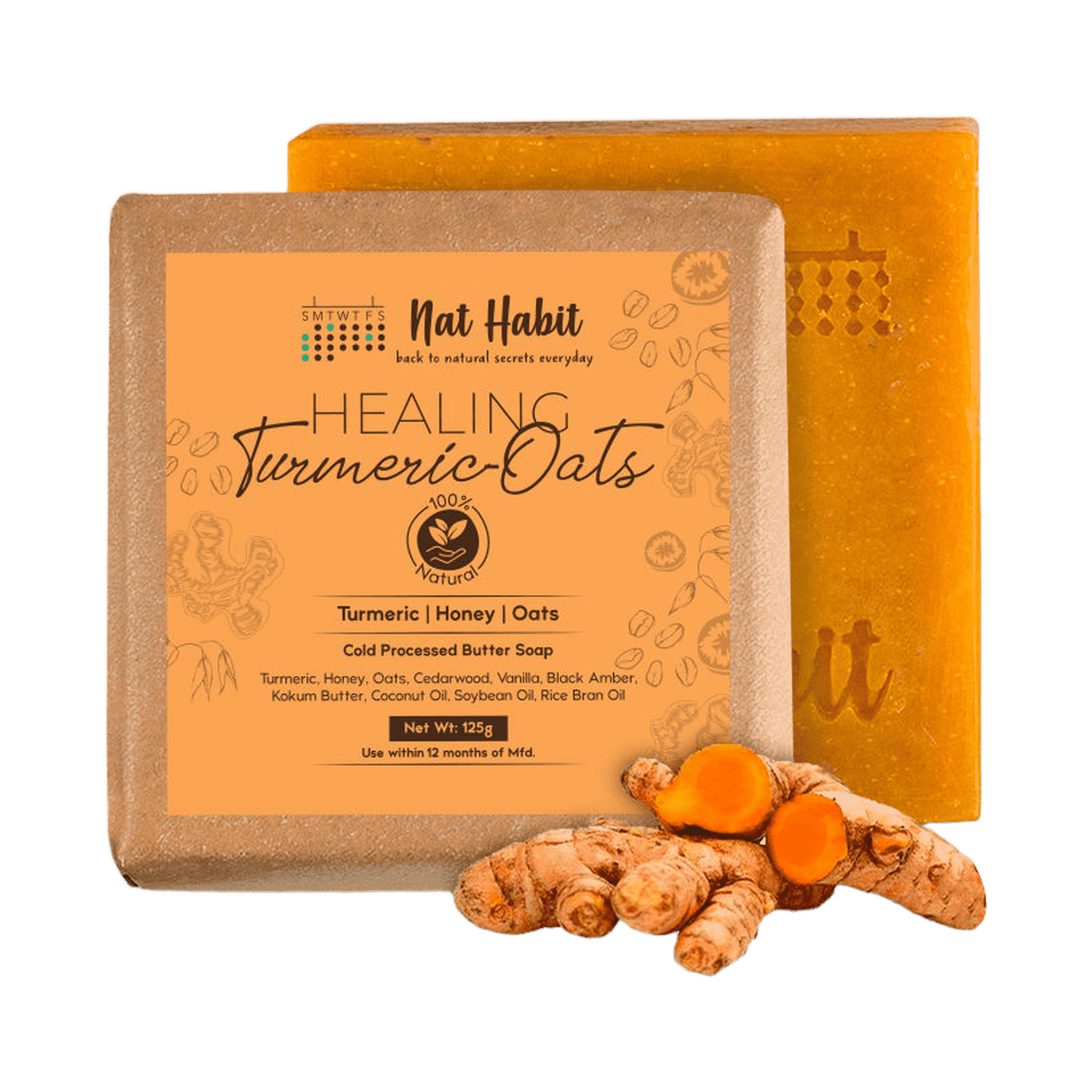 Nat Habit Turmeric Soap 125g