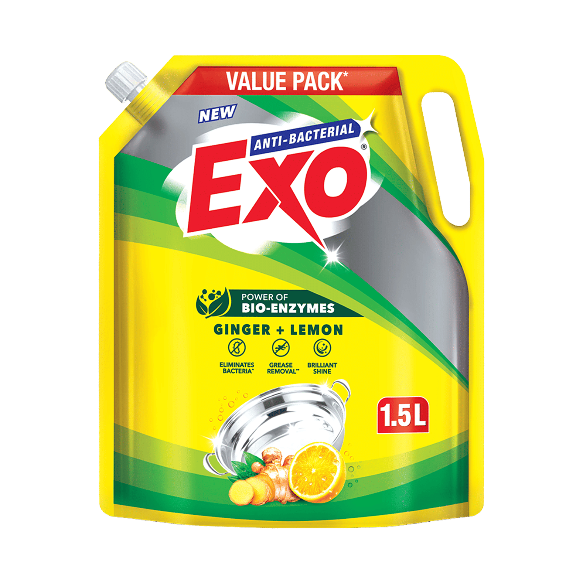 EXO POWER OF BIO ENZYMES GINGER+LEMON 1.5L.