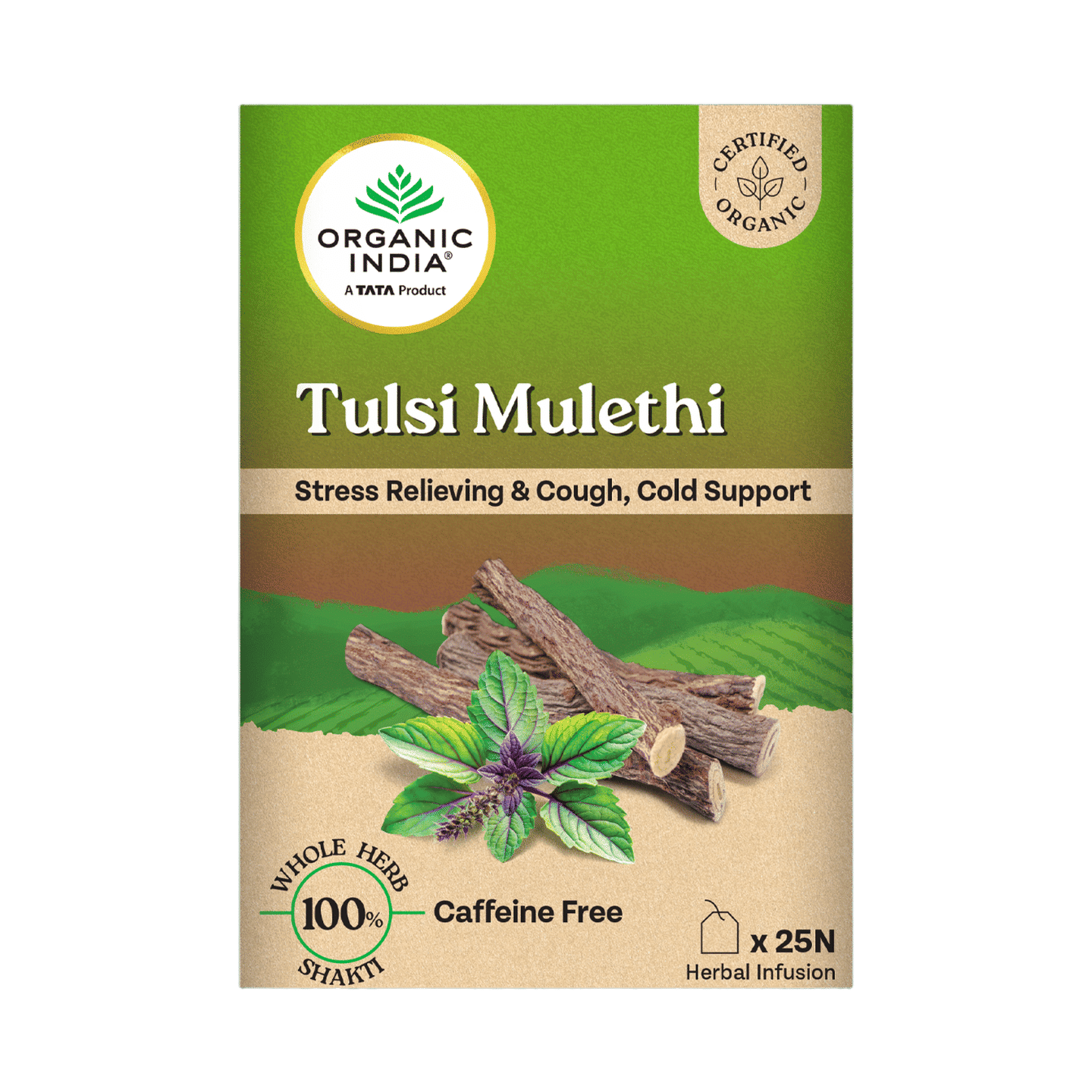 Tulsi Moringa 25 Tea Bags - Organic India