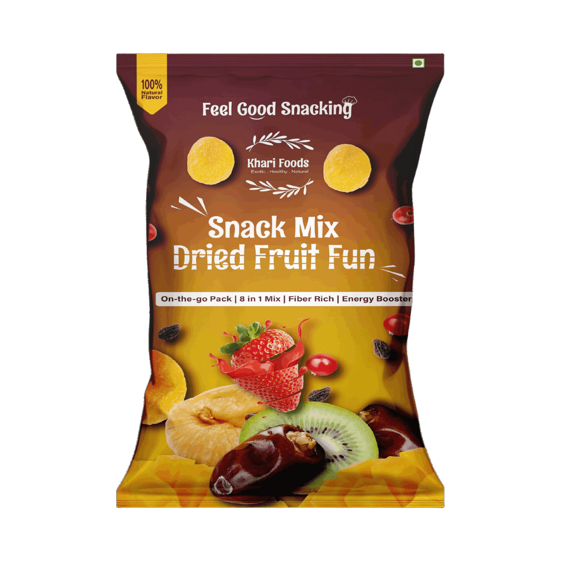 Buy Khari Foods Dried Fruits Trail Mix - Dates, Cranberries, Black ...
