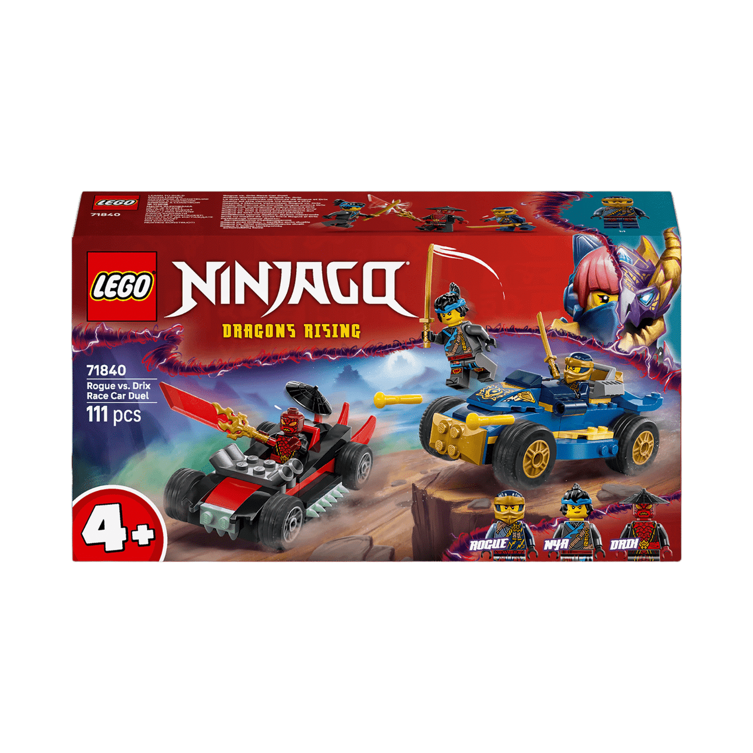 Buy LEGO Ninjago Rogue Vs. Drix Race Car Duel Ninja Toy Playset