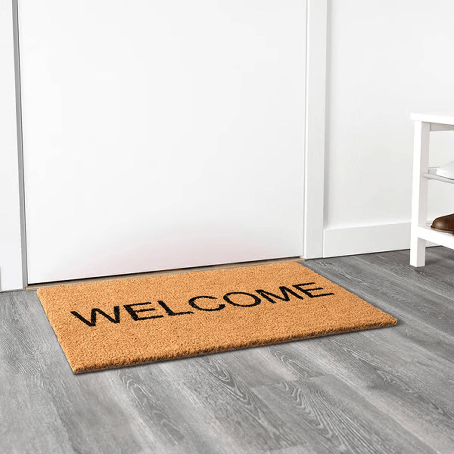 Buy Ikea Janderup door mat 40x70 natural/black AP Online () At
