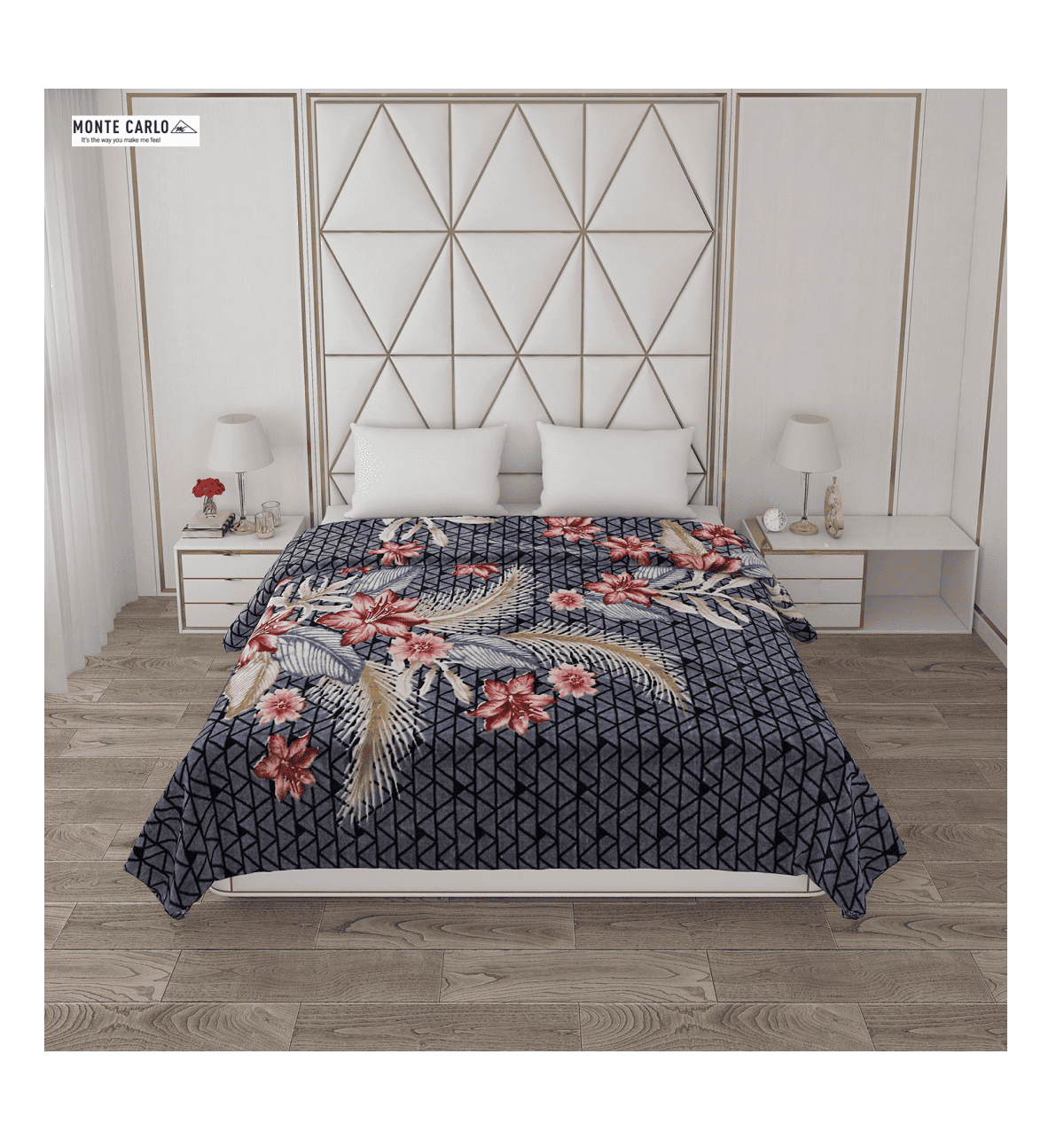 Buy Monte Carlo Queen Polyester Adult Unisex Winter Blanket (600