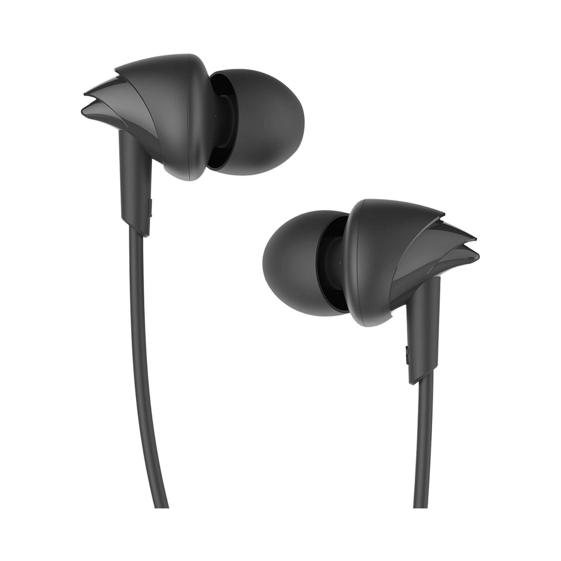 boAt Bassheads 100 Wired Earphones with Mic (Black) - Image 1