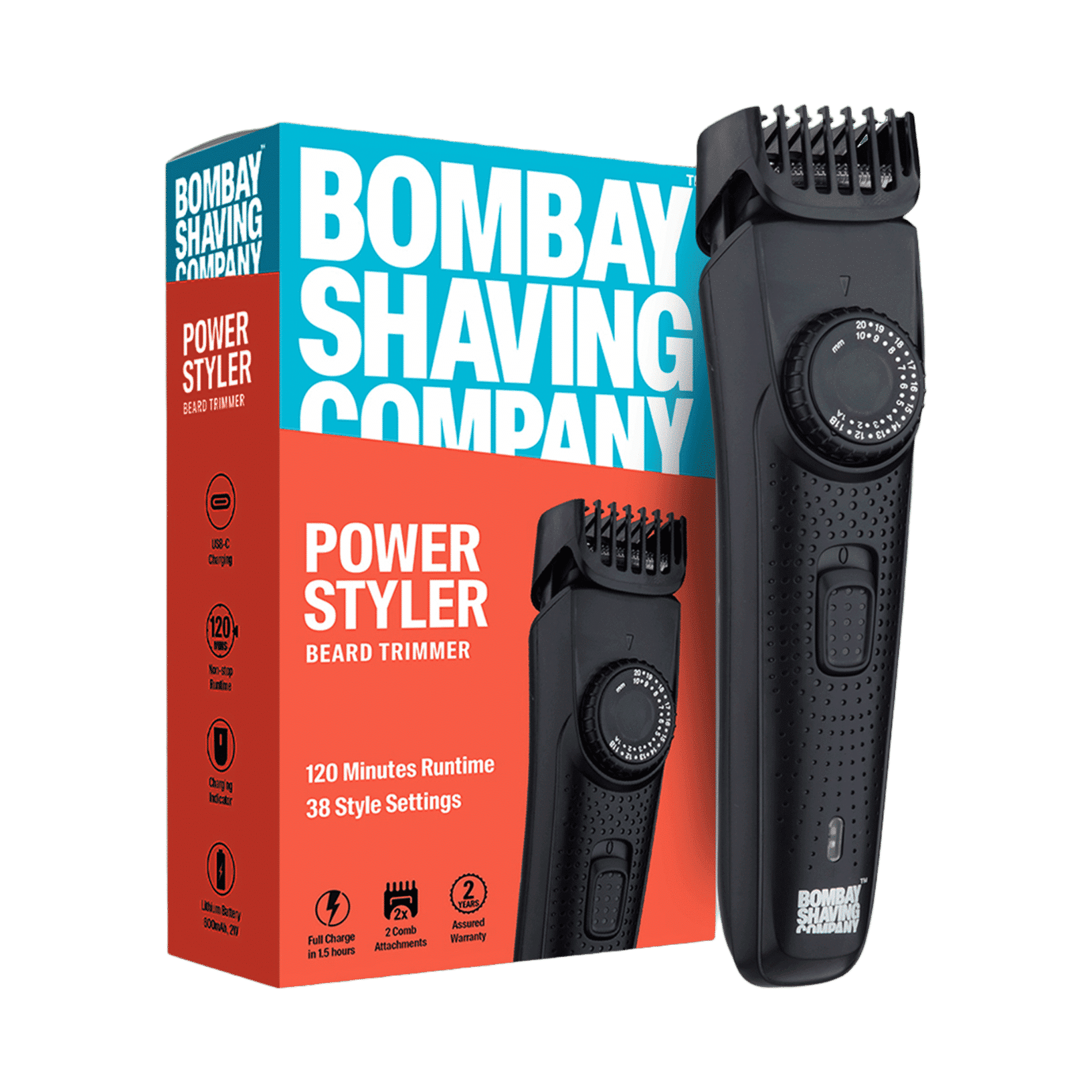 Bombay Shaving Company 38 Styles Flash Charge Beard Trimmer - Image 2