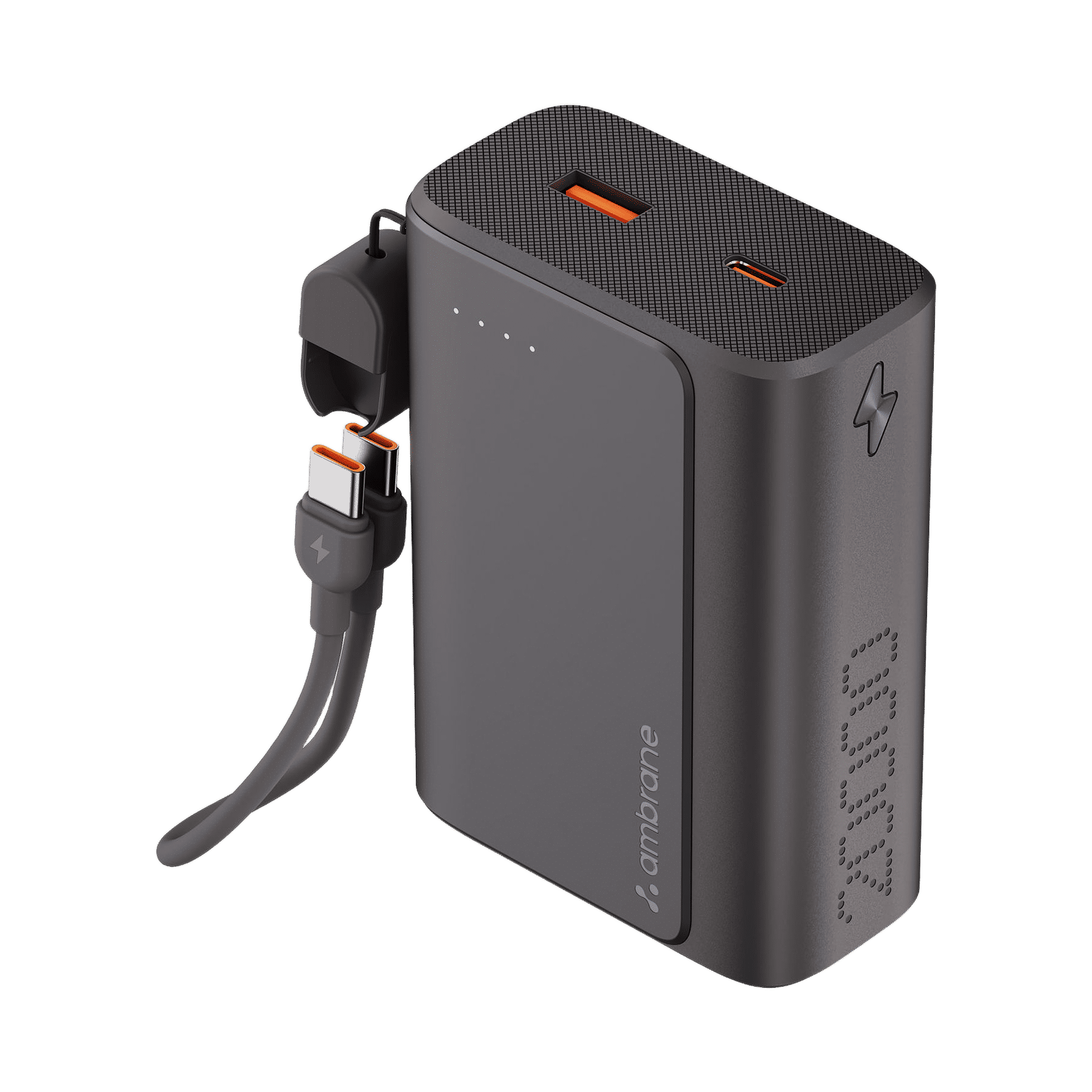 Ambrane PowerMini 20 20000mAh Power Bank 35W Fast Charging Black