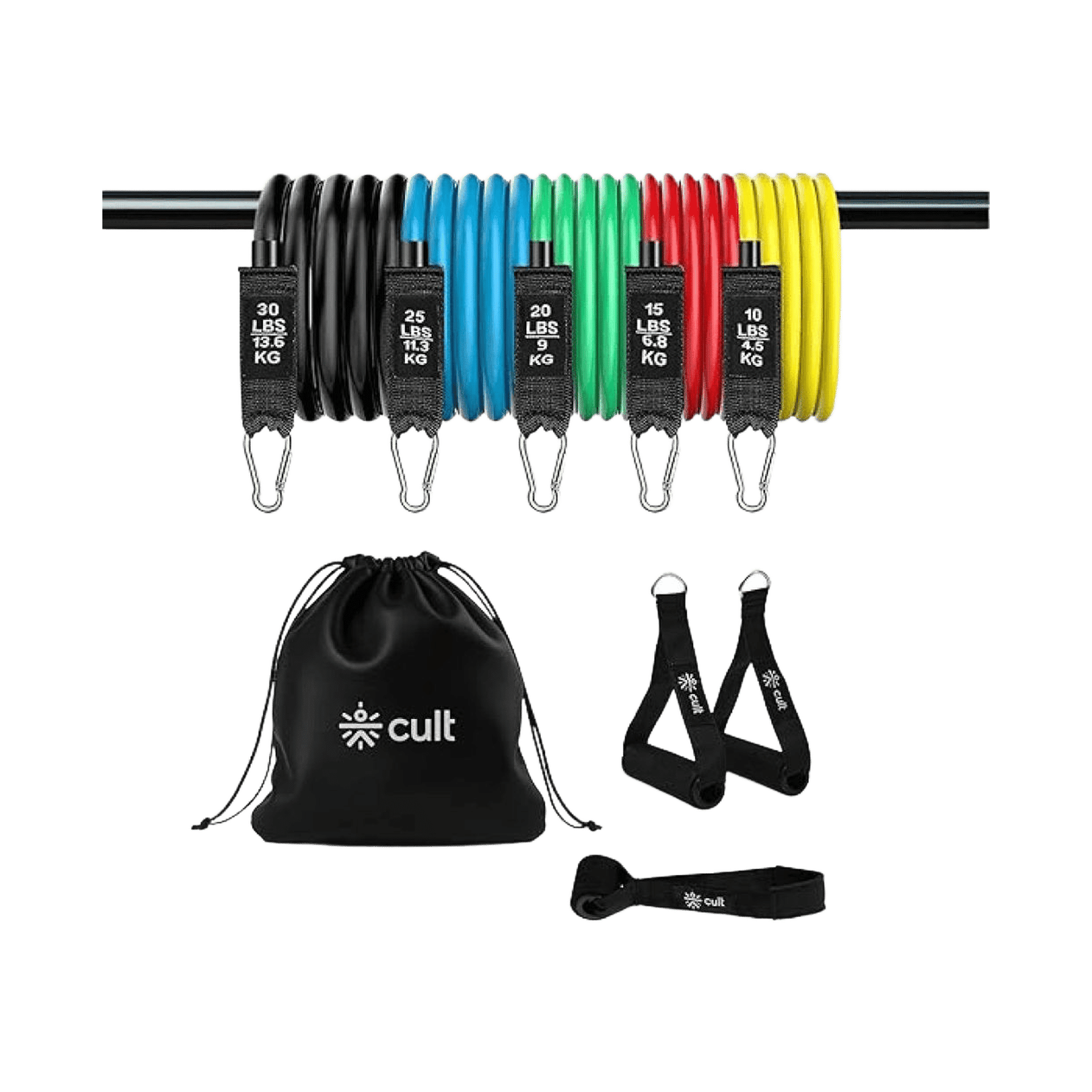 Cult 11-in-1 Resistance Tubes Set (Multicolor) - Image 1