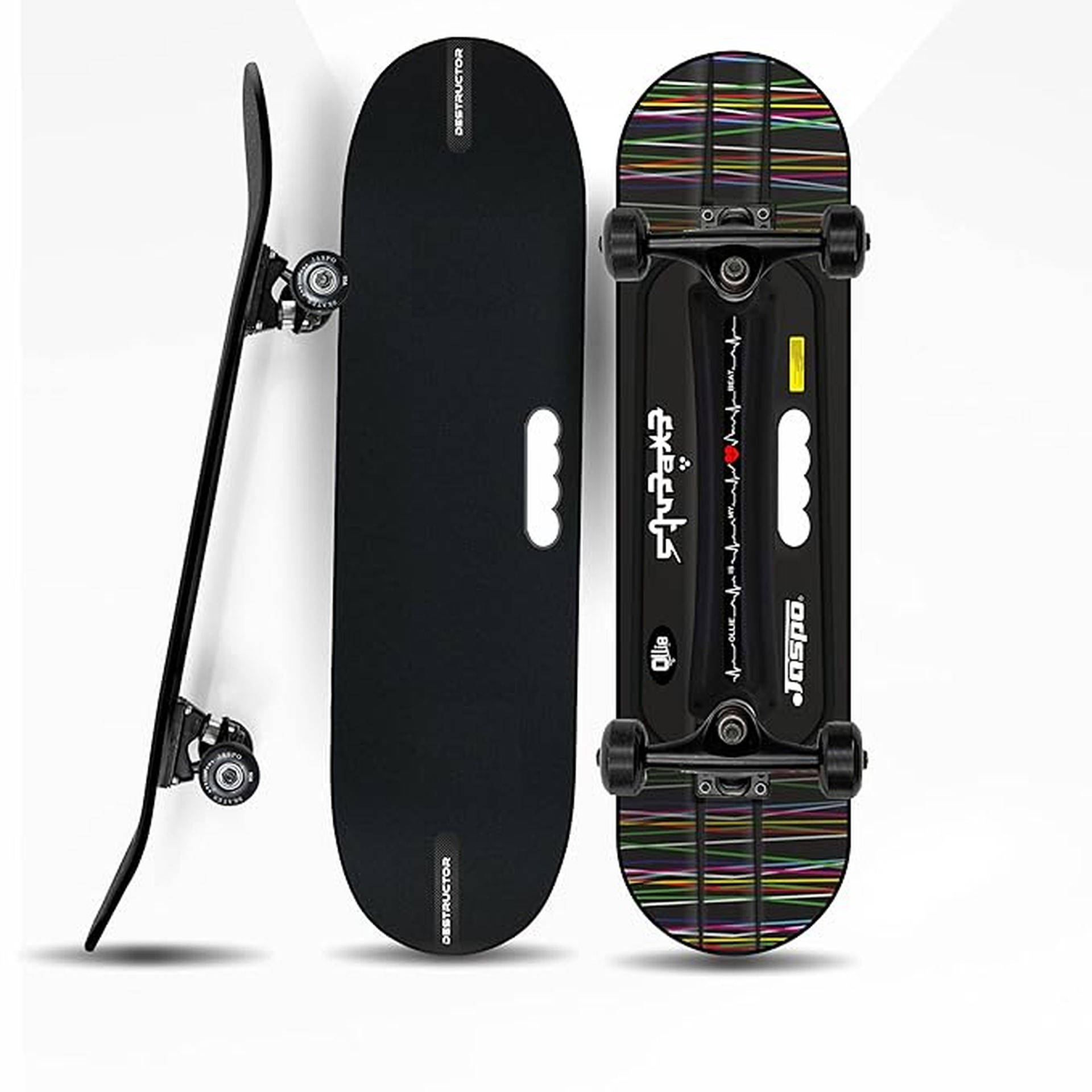 Buy Jaspo Hurricane Ollie Spiral Fiber Composite Skateboard (31 x