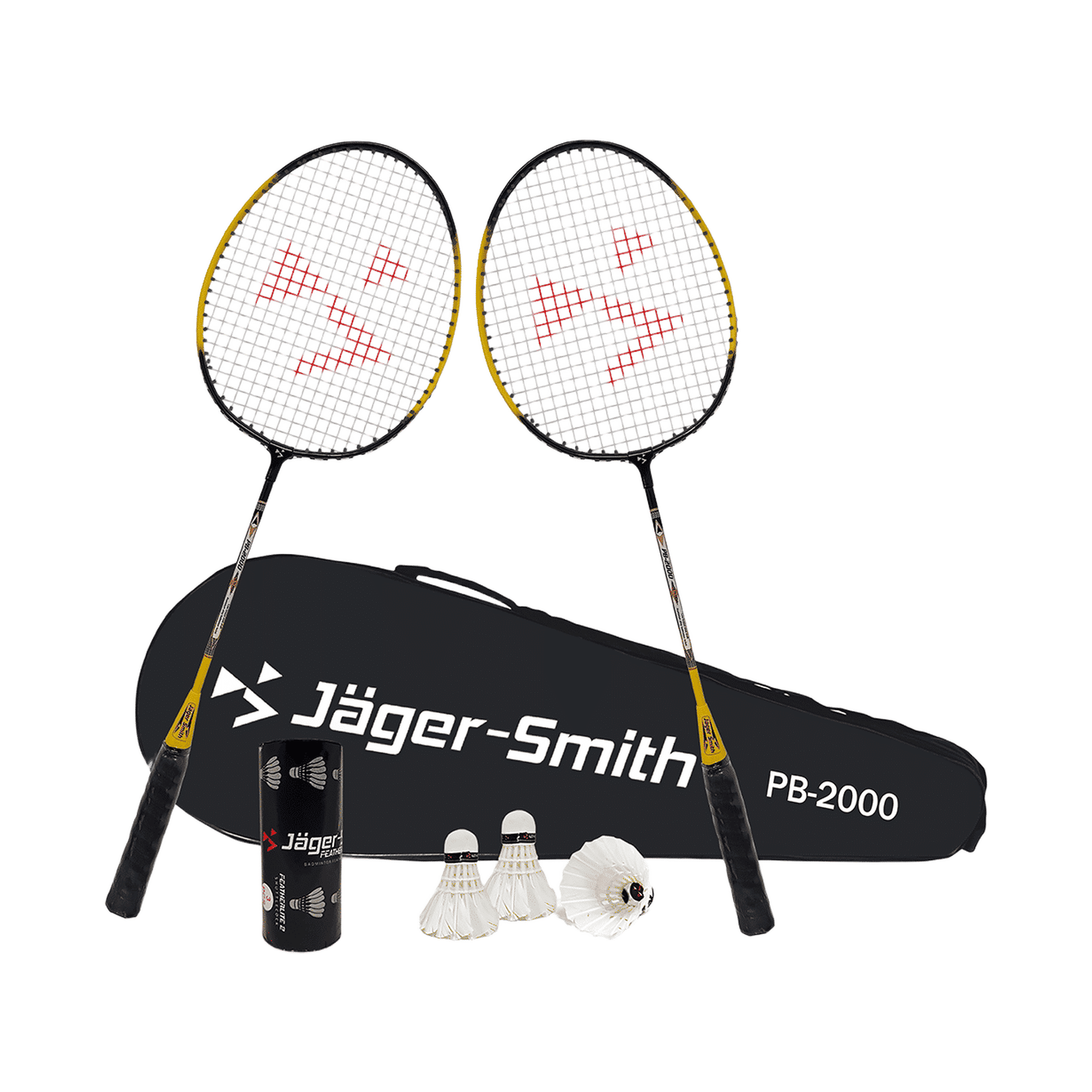 Jager Smith PB-2000 Badminton Combo Set (Yellow) - Image 6