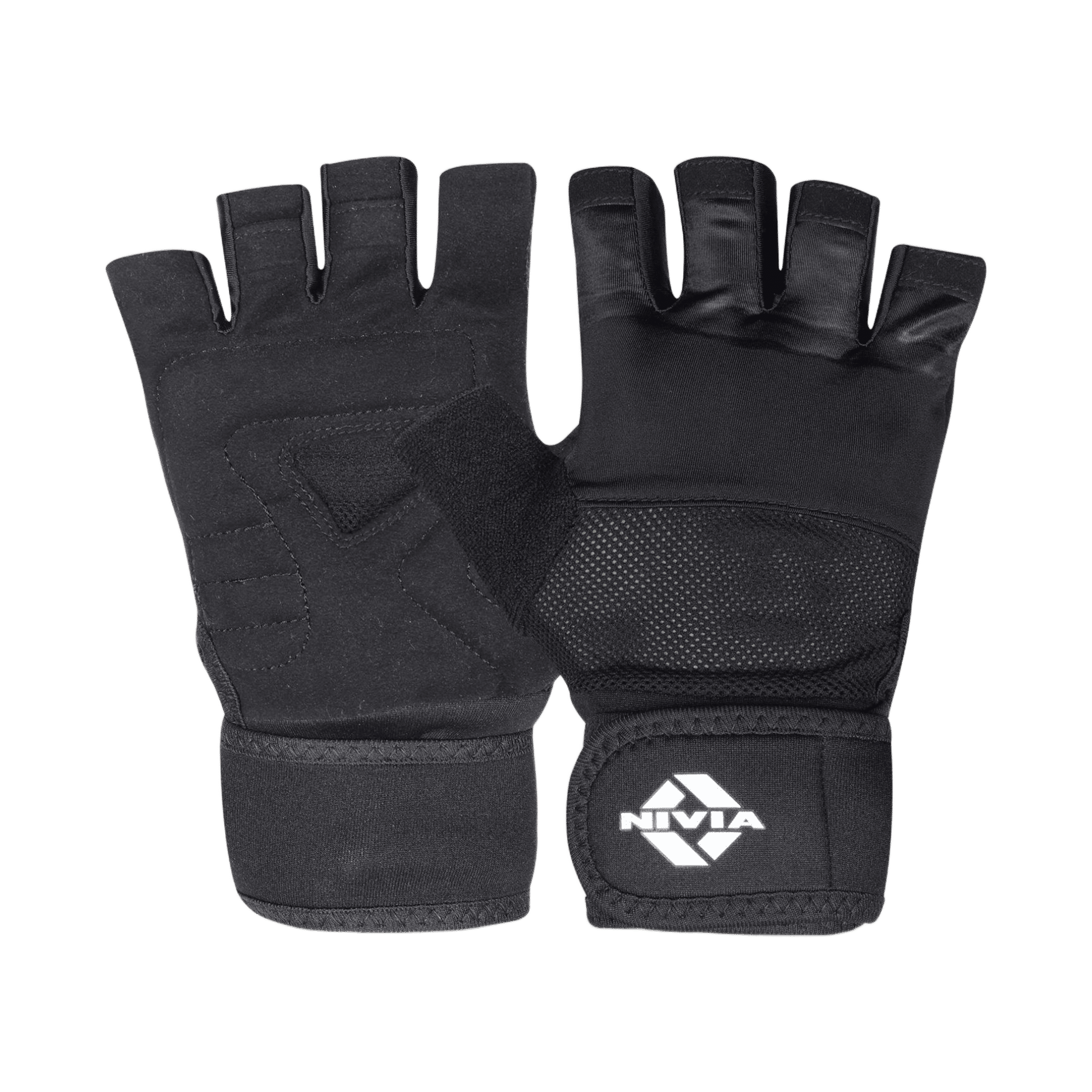 Nivia Enduro Men's Gym Gloves with Wrist Support (Small) - Image 1