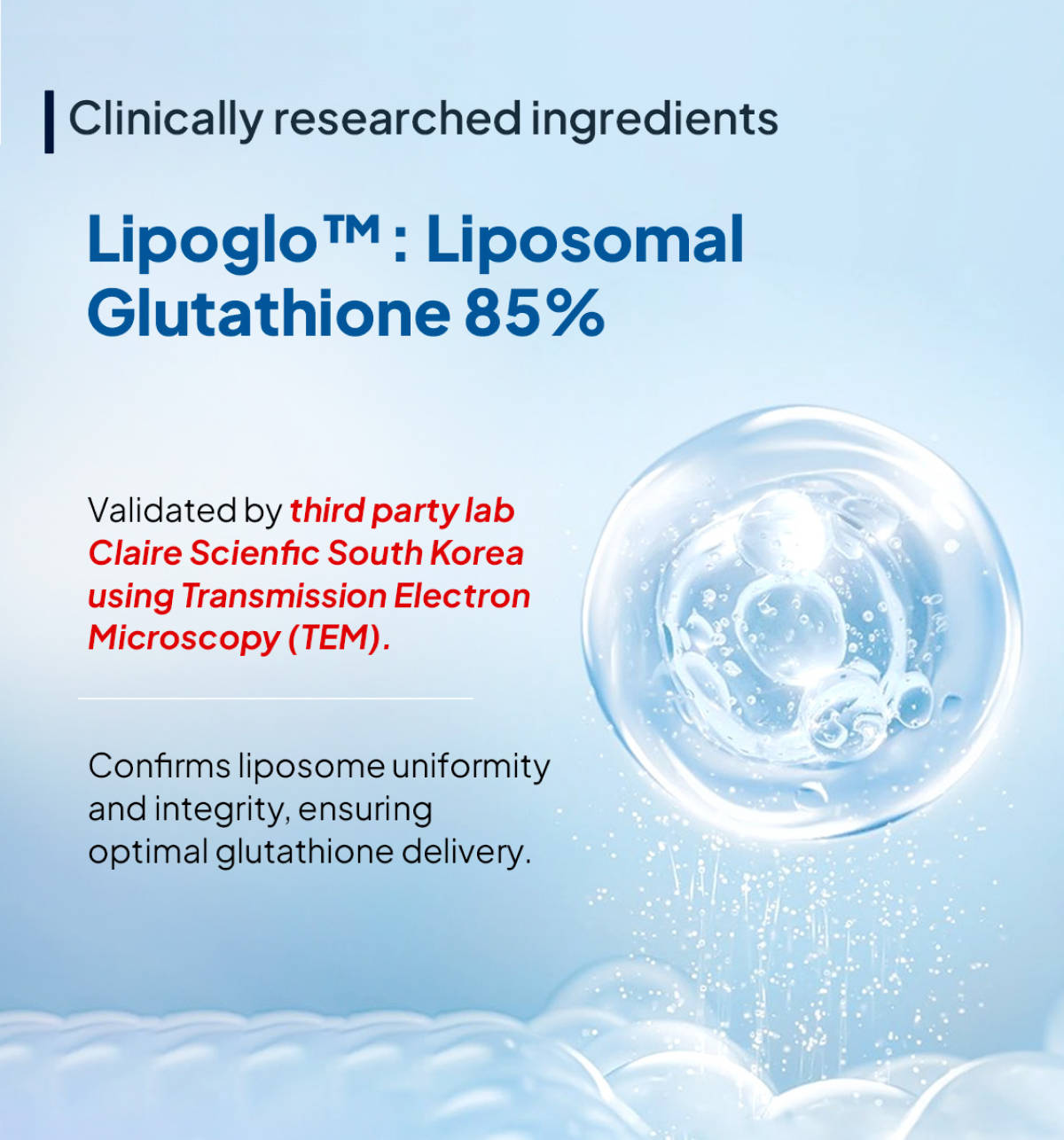 nanoliposomal glutathione Liposomal Glutathione + Vitamin C | 64x Absorption | Bioberx Nano Liposomes  – BIOBERX main image 0