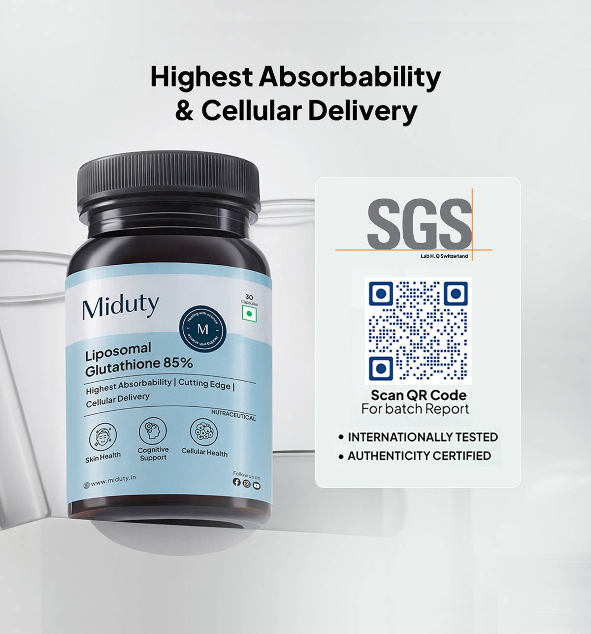 miduty liposomal glutathione Is Liposomal Glutathione Absorbed? A Comprehensive Look at Its Benefits and  Bioavailability main image 0