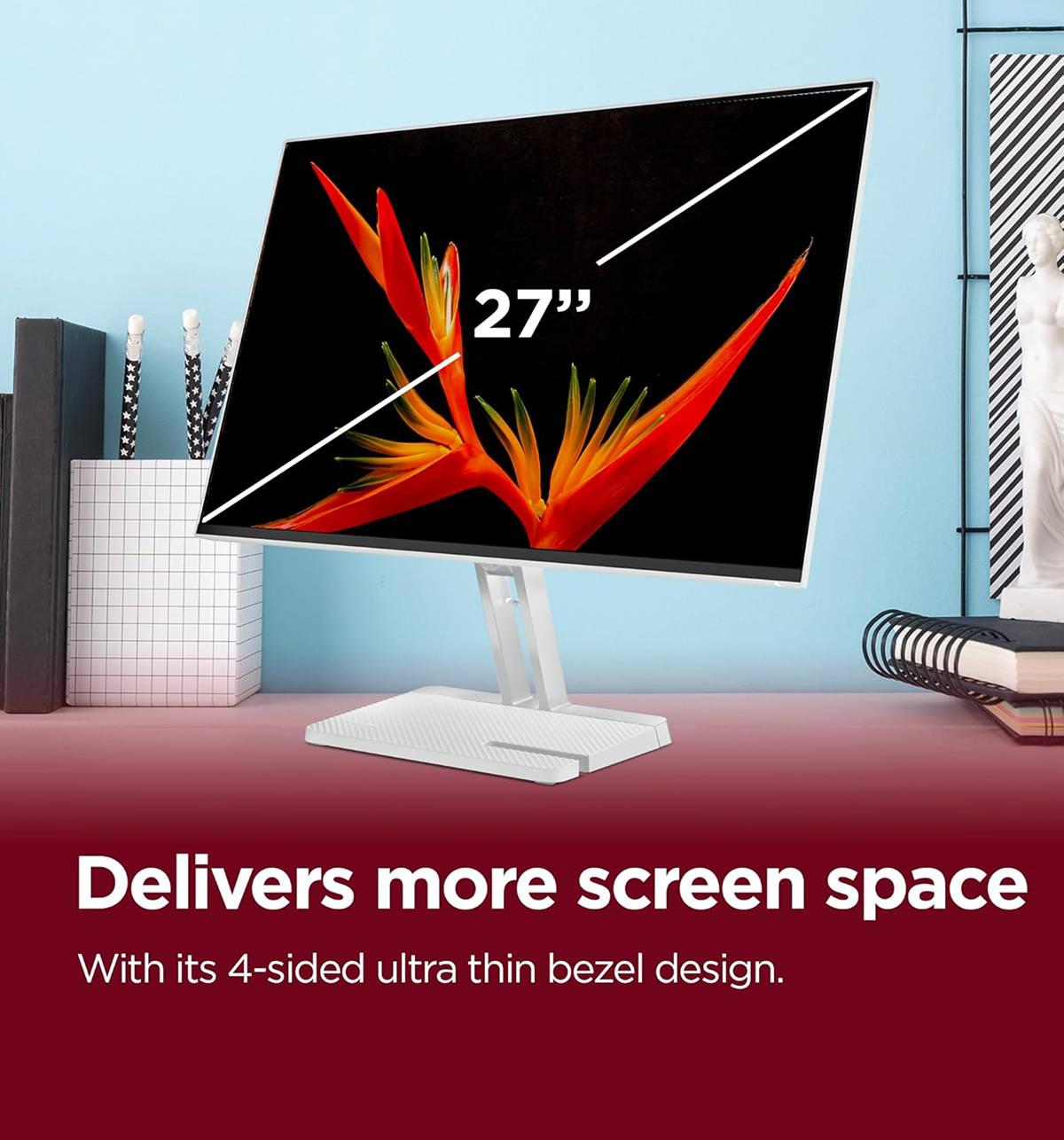 Lenovo L27-4C 27 inch IPS Monitor - Image 2